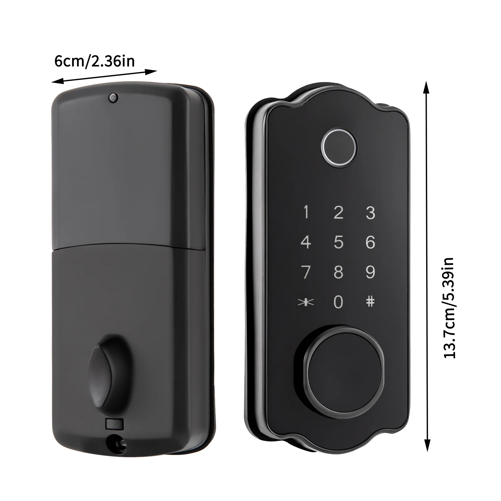 Miumaeov Keyless Entry Door Lock Smart Lock for Front Door-Locking Smart Door Lock for Home Apartment