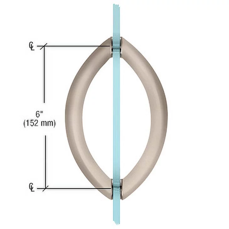 CRL CSH6X6BN Brushed Nickel 6