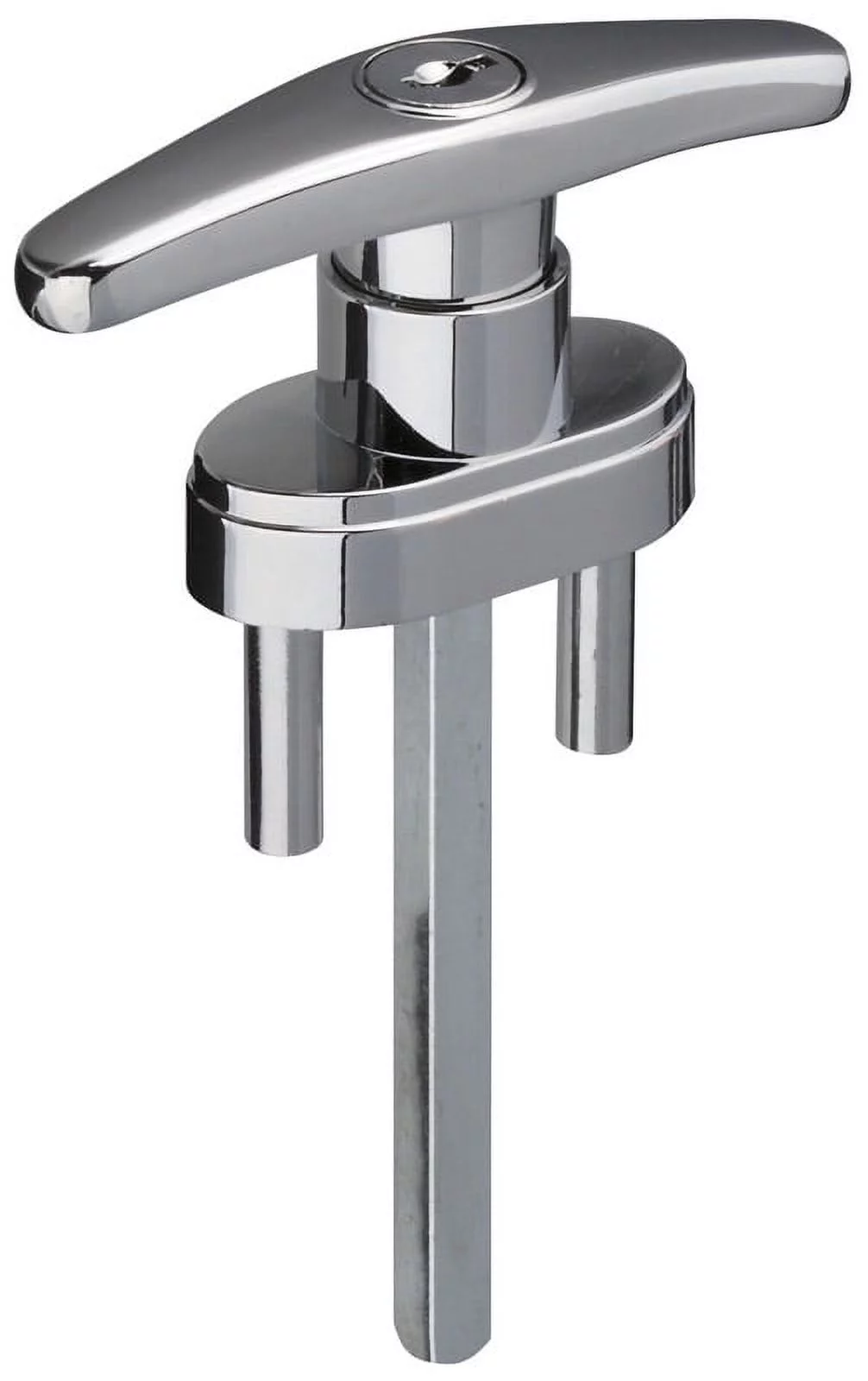 Stanley N280-677 Chrome Garage Metal Door T-Handle