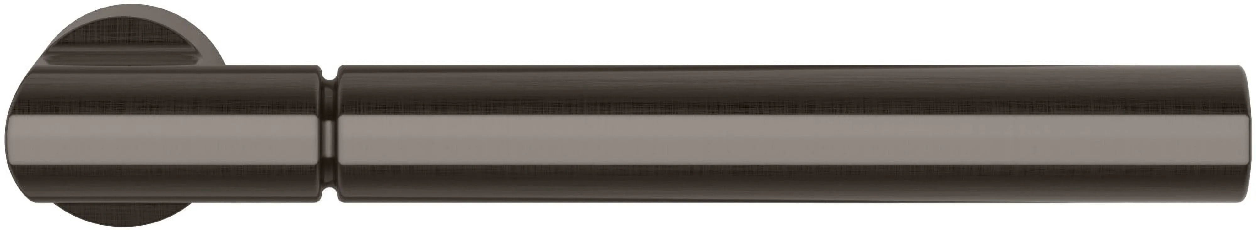 Baldwin L021056MR Pair of Estate Levers Minus Rosettes, Lifetime Satin Nickel