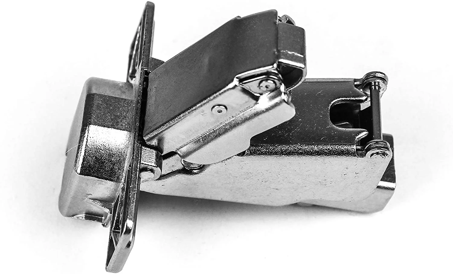 Berta 165 Degree Soft Close Full Overlay Frameless Lazy Susan Cabinet Hinges with Screws (4 Pack)