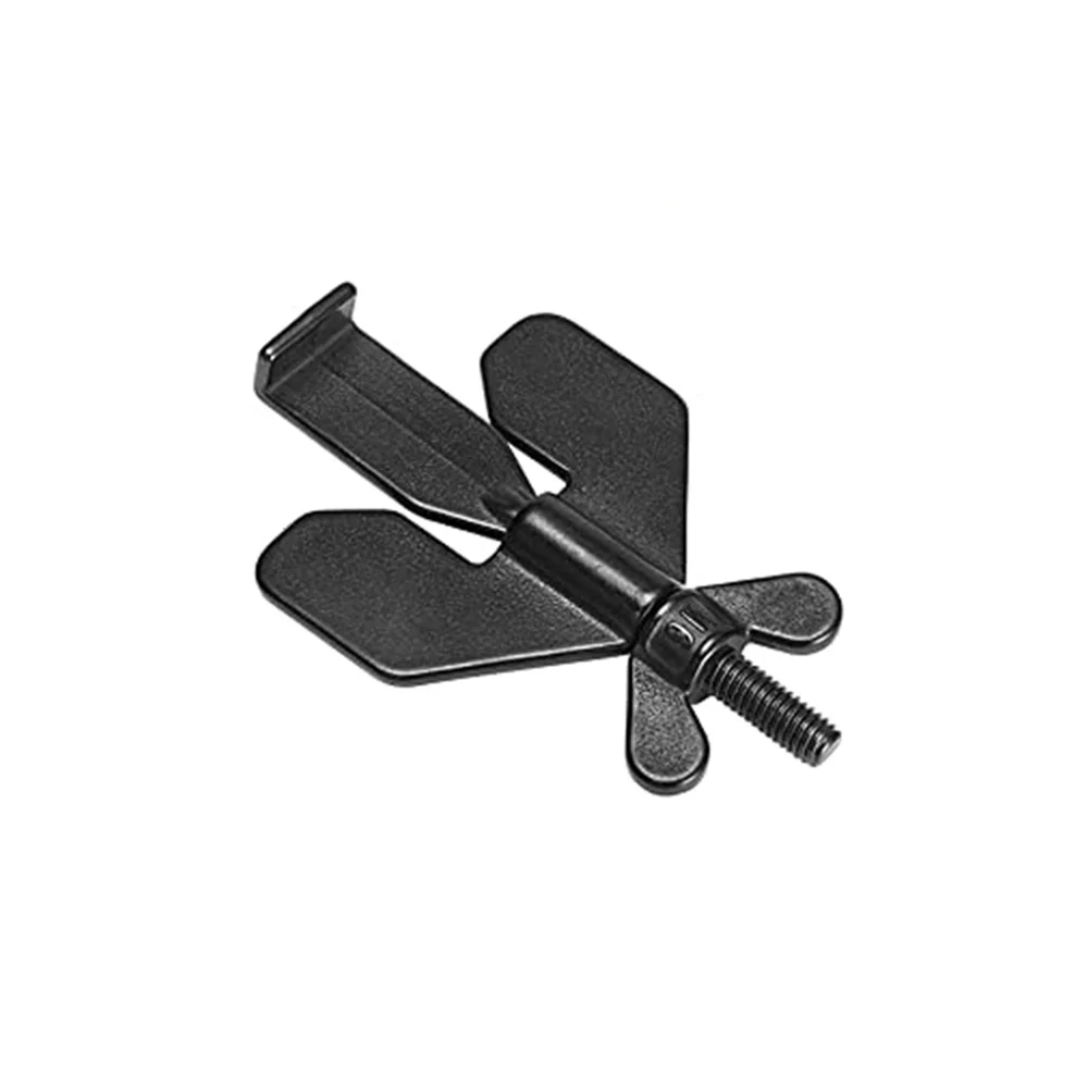 TOP-MAX Portable Door Lock 304 Stainless Steel Bolt Lock 8cm/3.14in Door Lock for Hotel Dormitory Office Security Black