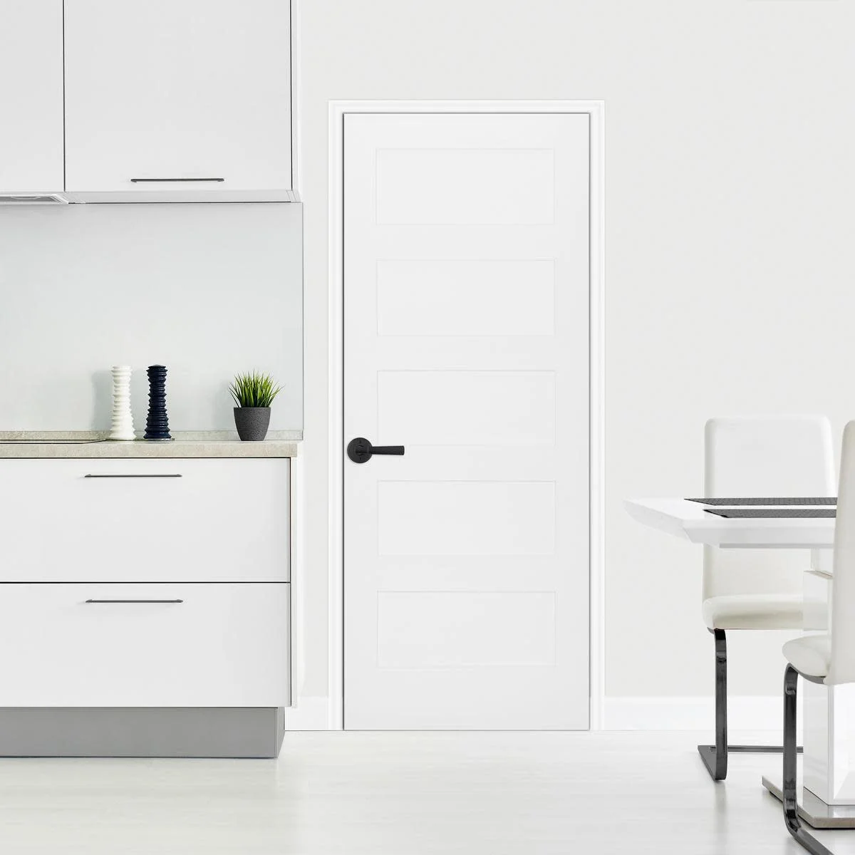 Kwikset 788Phl Perth Non-Turning One-Sided Dummy Door Lever - Nickel