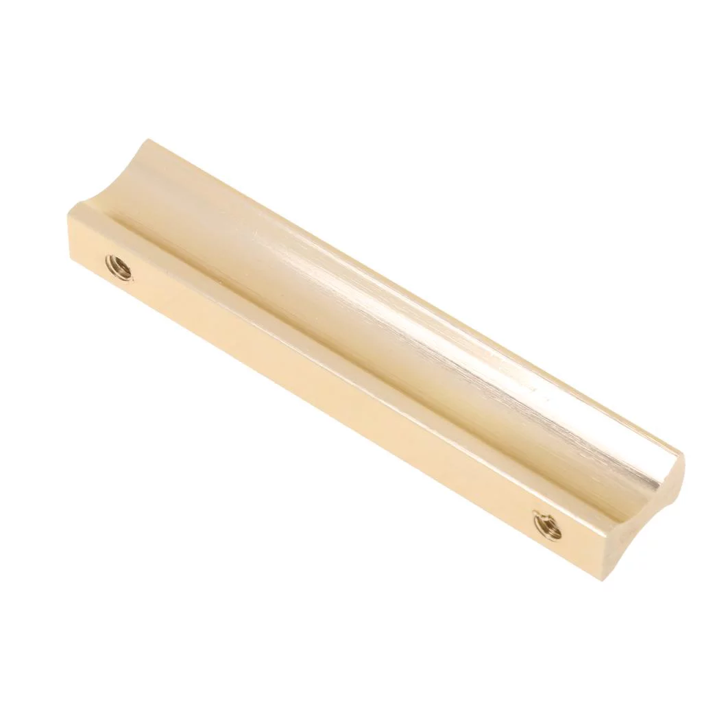 LOVIVER 10xModern Door Knob Cabinet Kitchen Wardrobe Cupboard Pull Handle 81mm -Gold