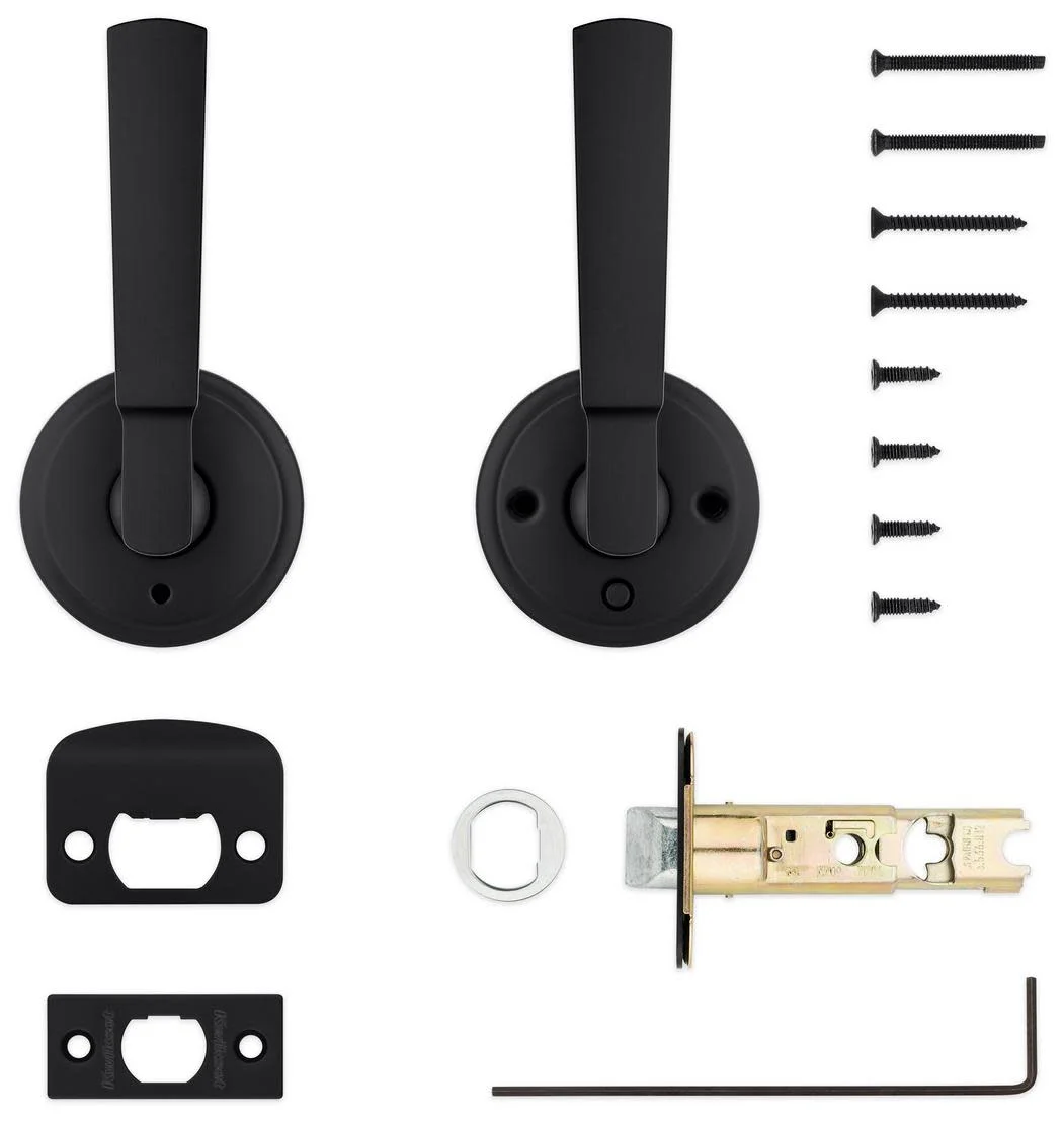 Kwikset 730Phl Perth Privacy Door Lever Set - Nickel