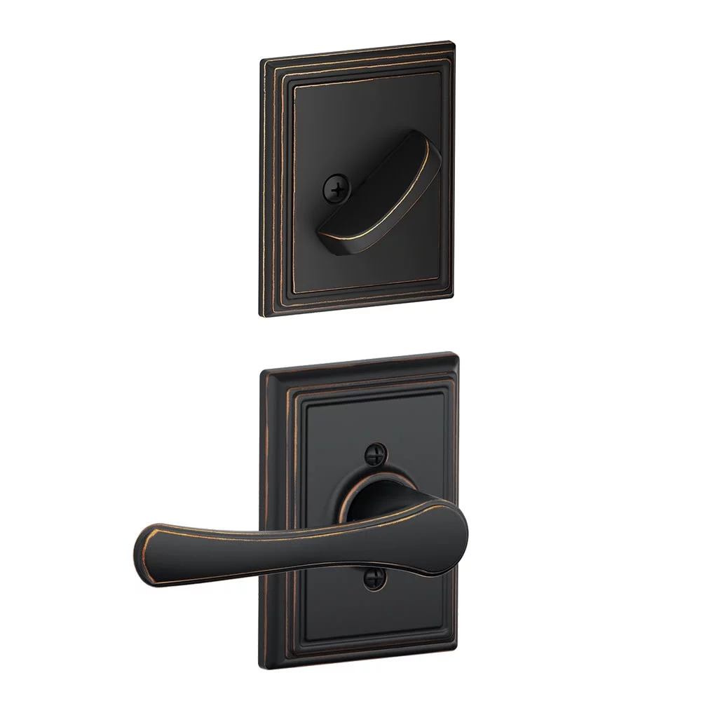 Schlage F94-Vla-Add Avila One-Sided Dummy Interior Pack - Bronze