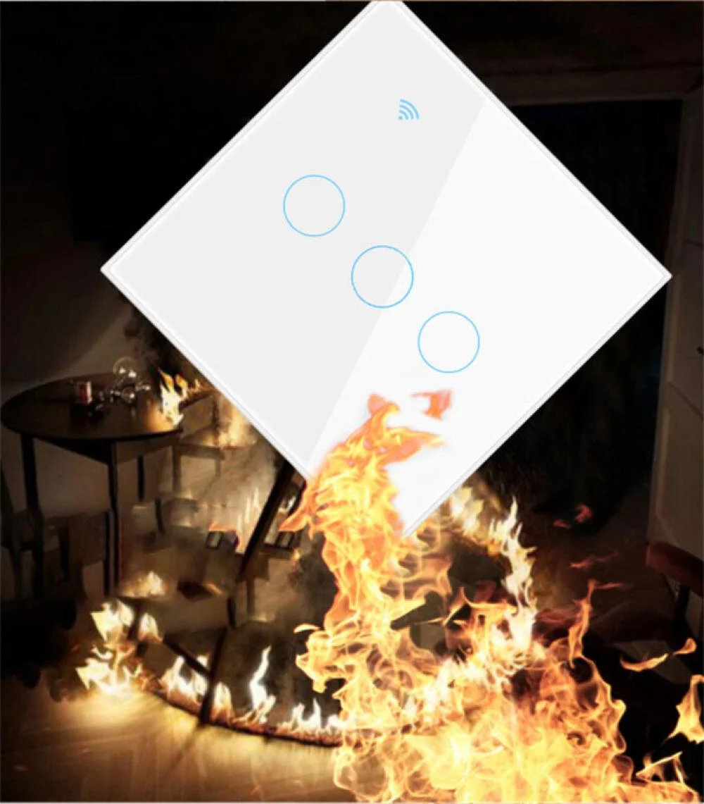 TUYA WiFi Touch Smart Light Switch NO Neutral Wire Required 1/2/3/4 Gang