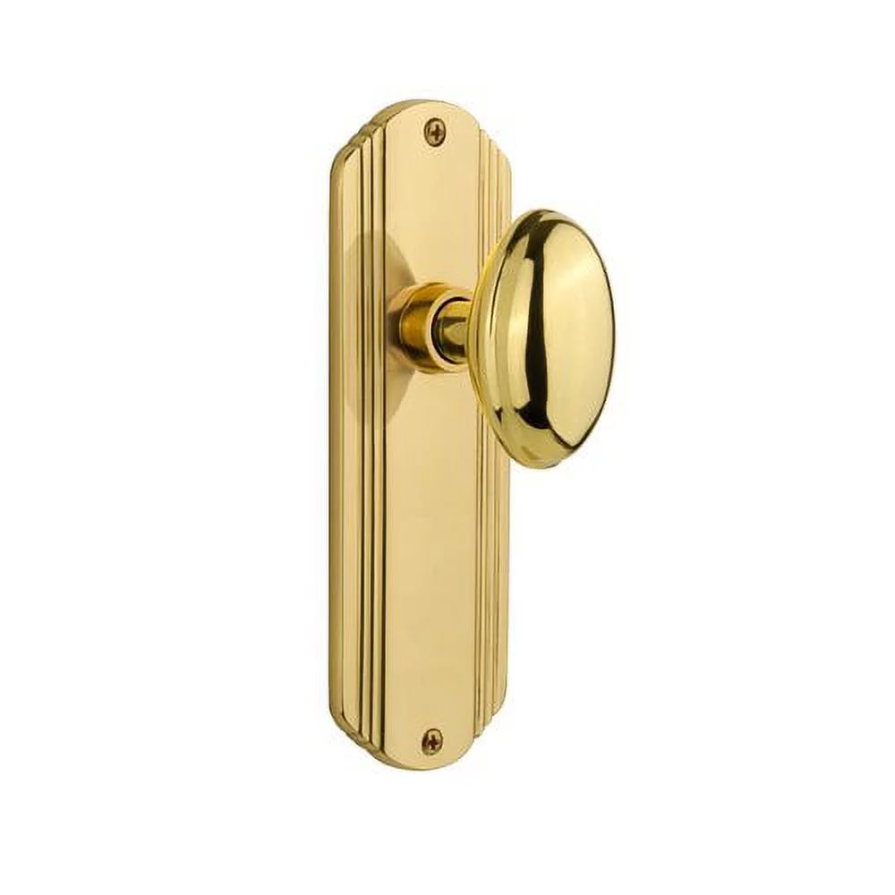 Nostalgic Warehouse Homestead Door Knob with Deco Plate