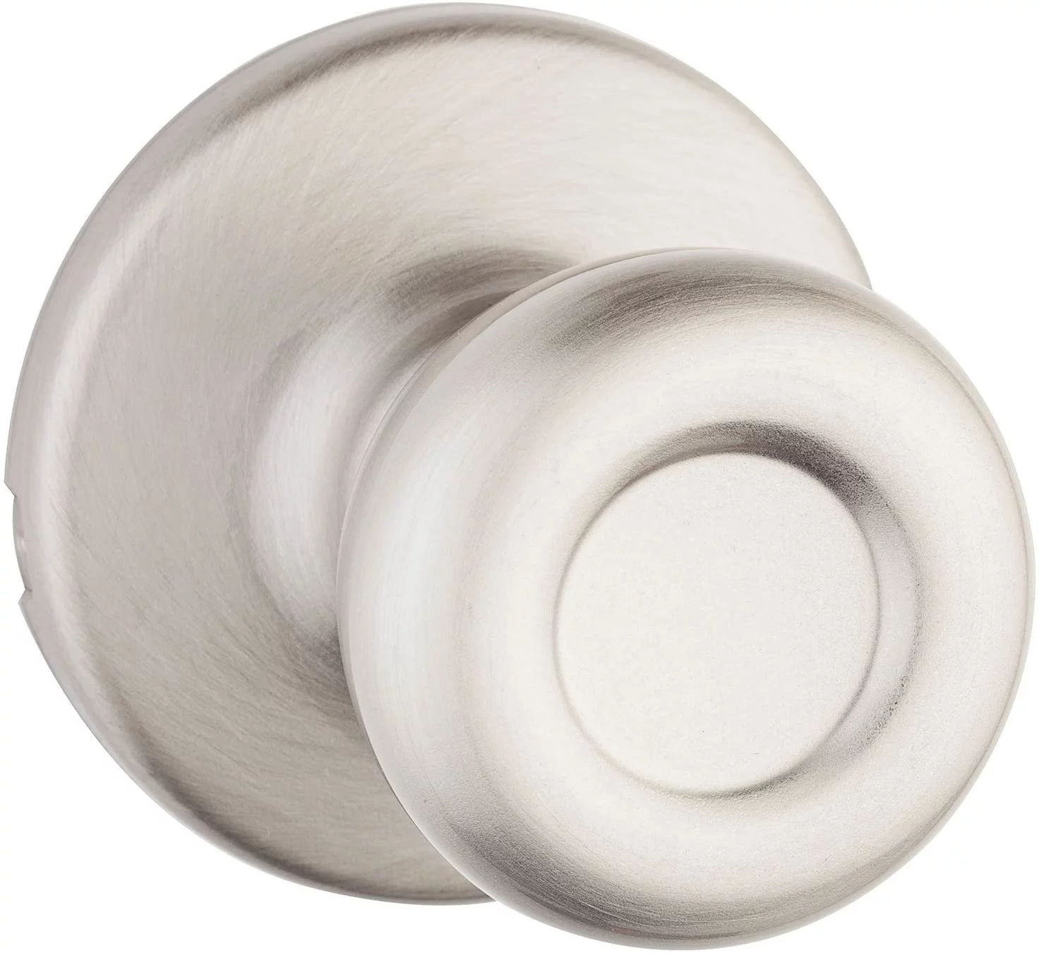 Kwikset Corporation 92001-508 Round Traditional Tylo Hall and Closet Passage Door Knob, Satin Nickel
