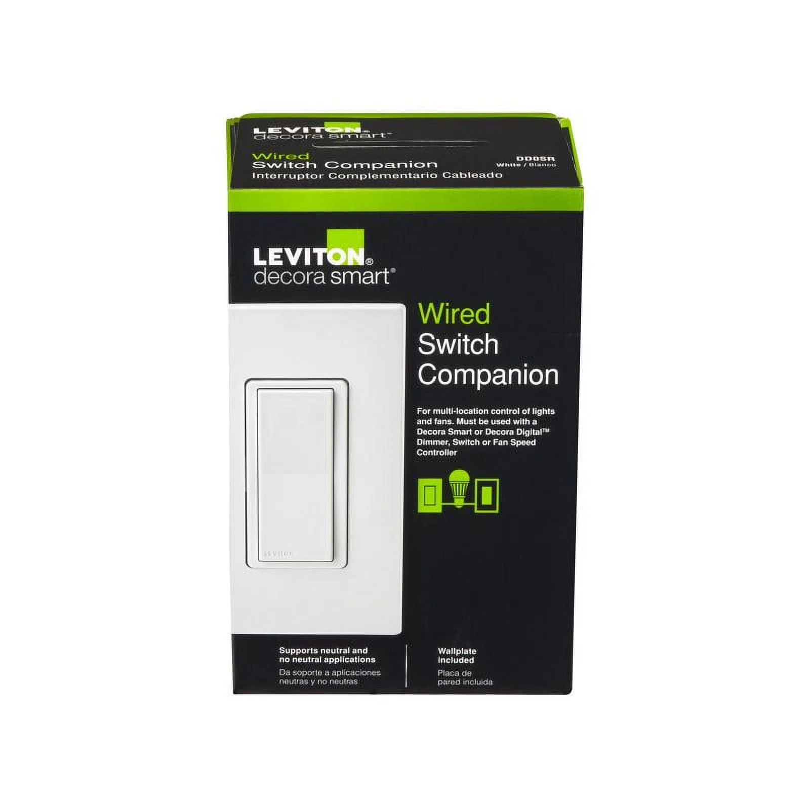 1 Pc, Leviton Decora Smart Three Pole Remote Switch White 1 Pk