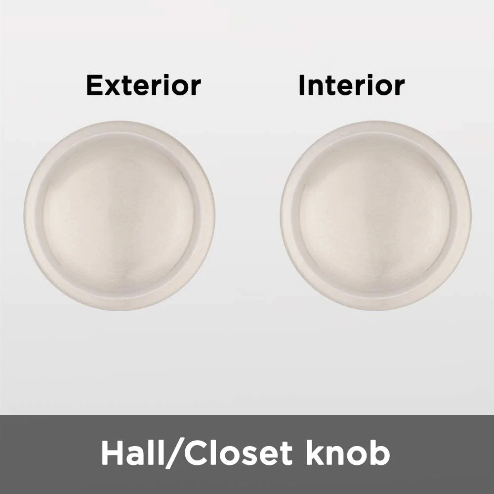 Kwikset Signature Series 97200-789 Satin Nickel Juno Passage Knob