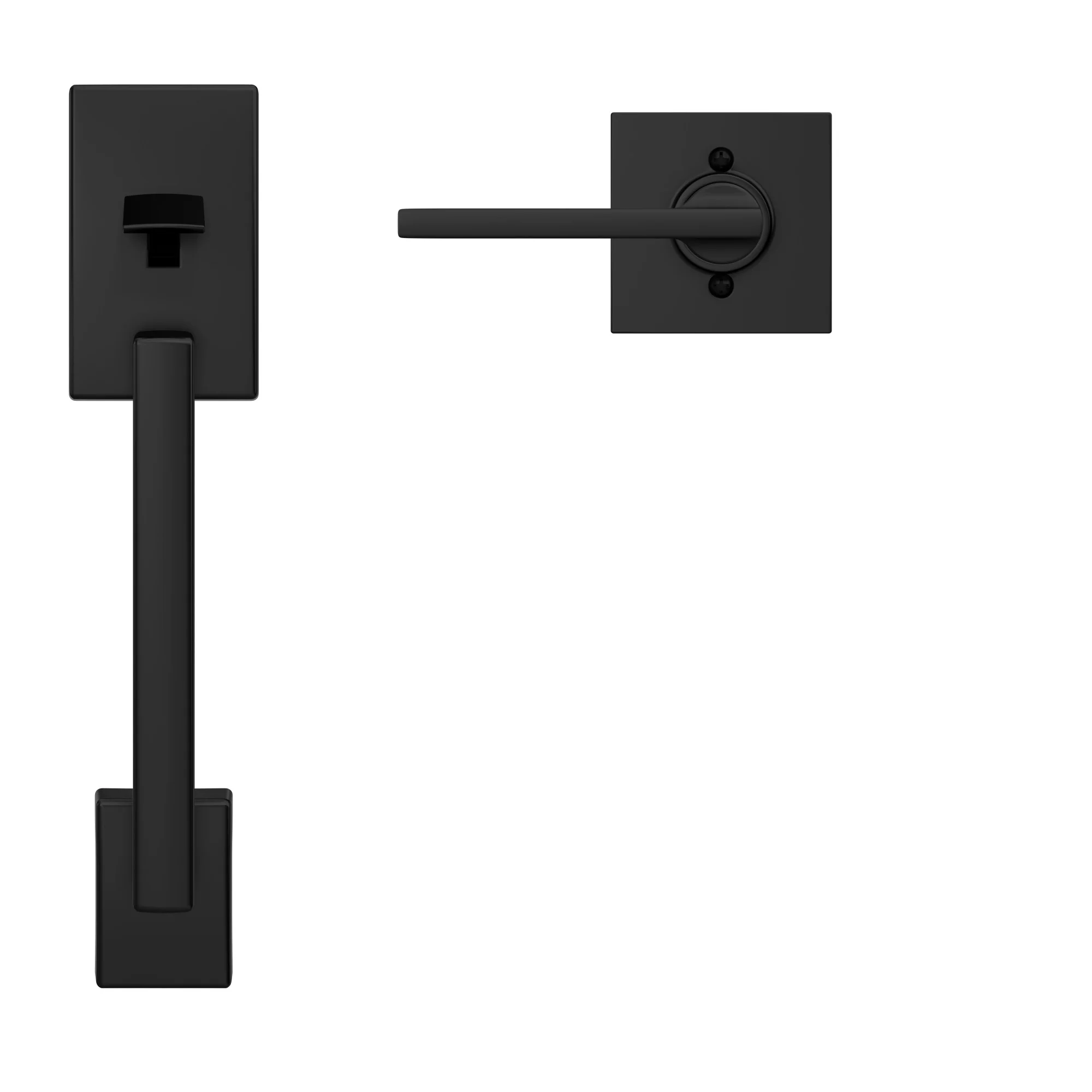 Schlage Fe285-Cen-Lat-Col Century Lower Half Handleset For Schlage Deadbolts - Nickel