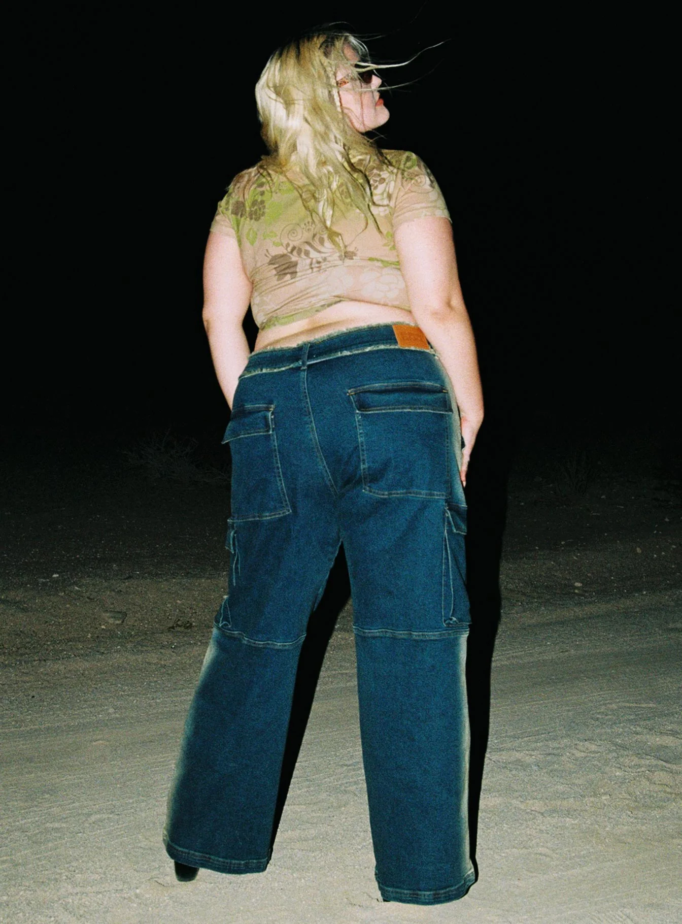 Pre Show Denim Jeans Curve Mid Blue