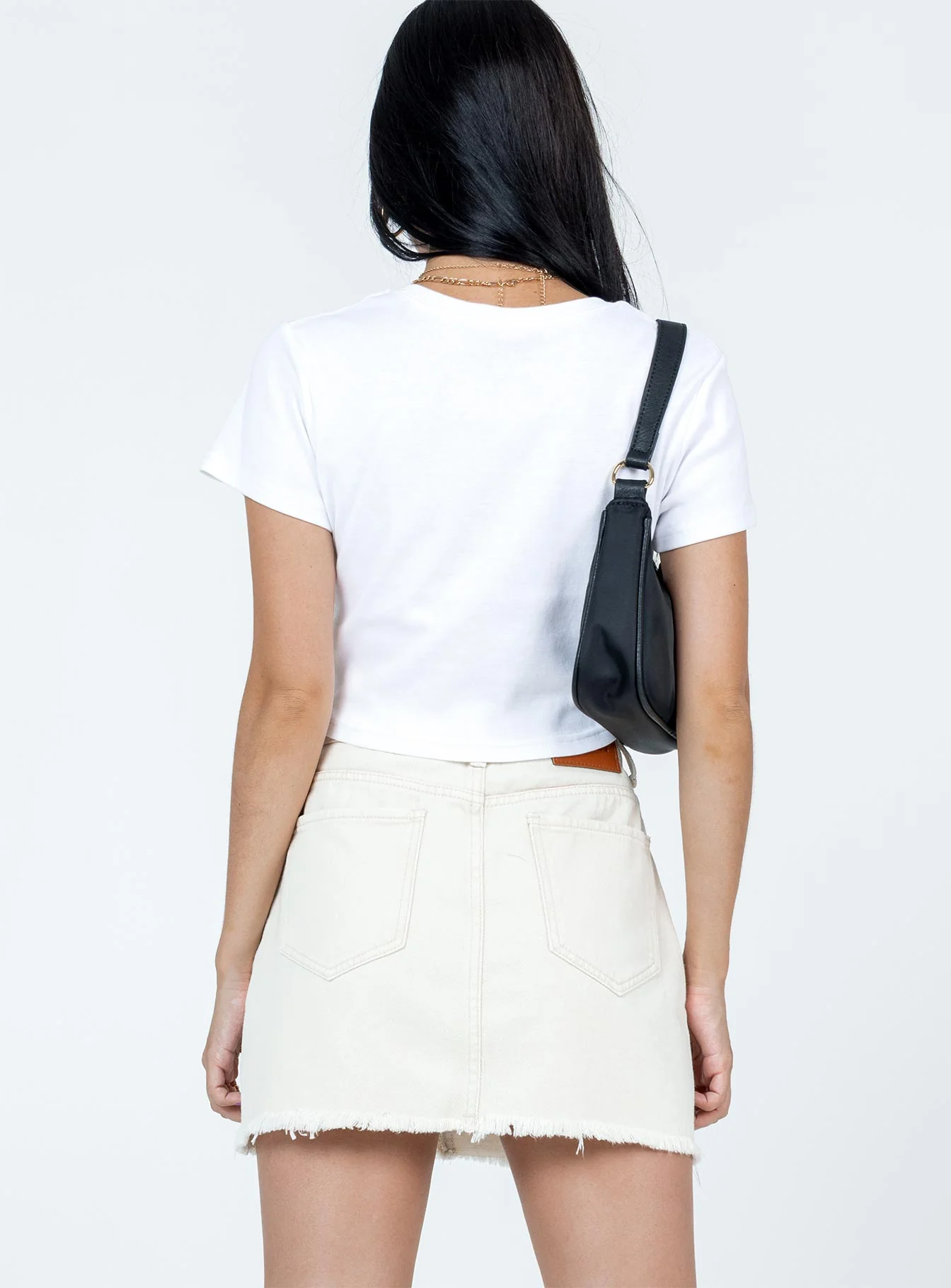 Bellah Mini Skirt Cream