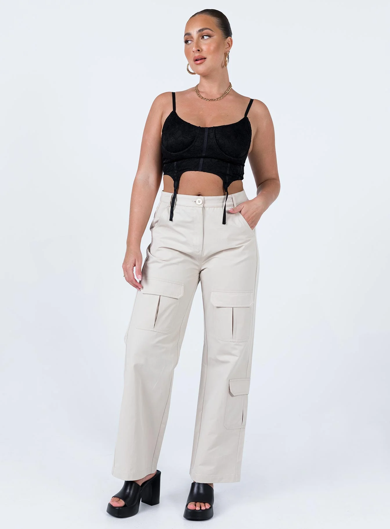 Glenda Pants Beige