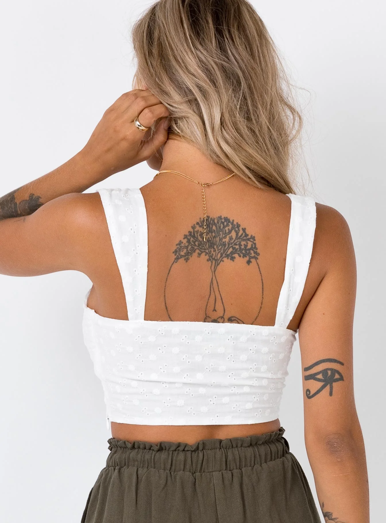 The Ini Crop Top White