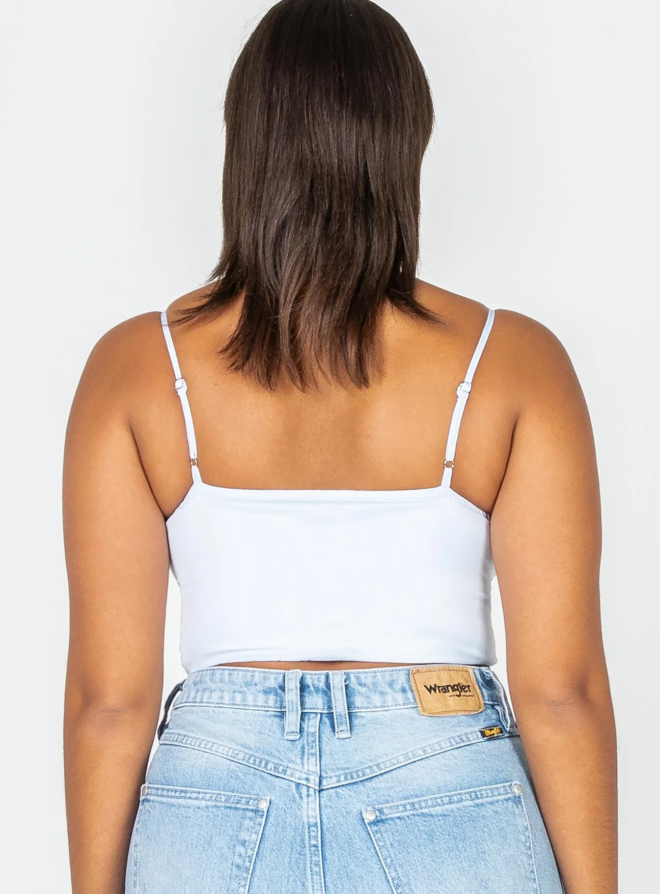 Old School Love Crop Top Blue