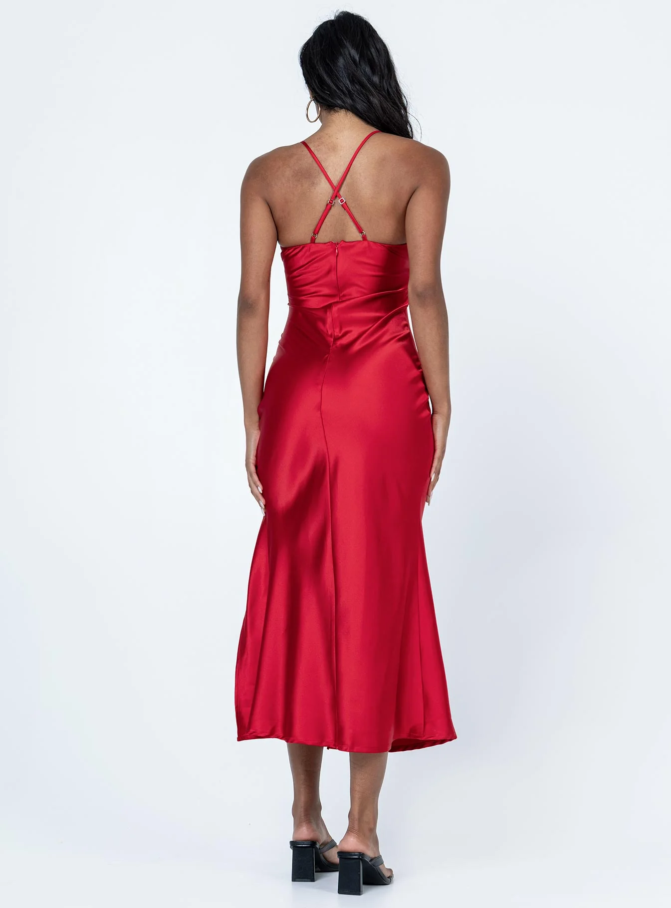 Sweeney Midi Dress Red