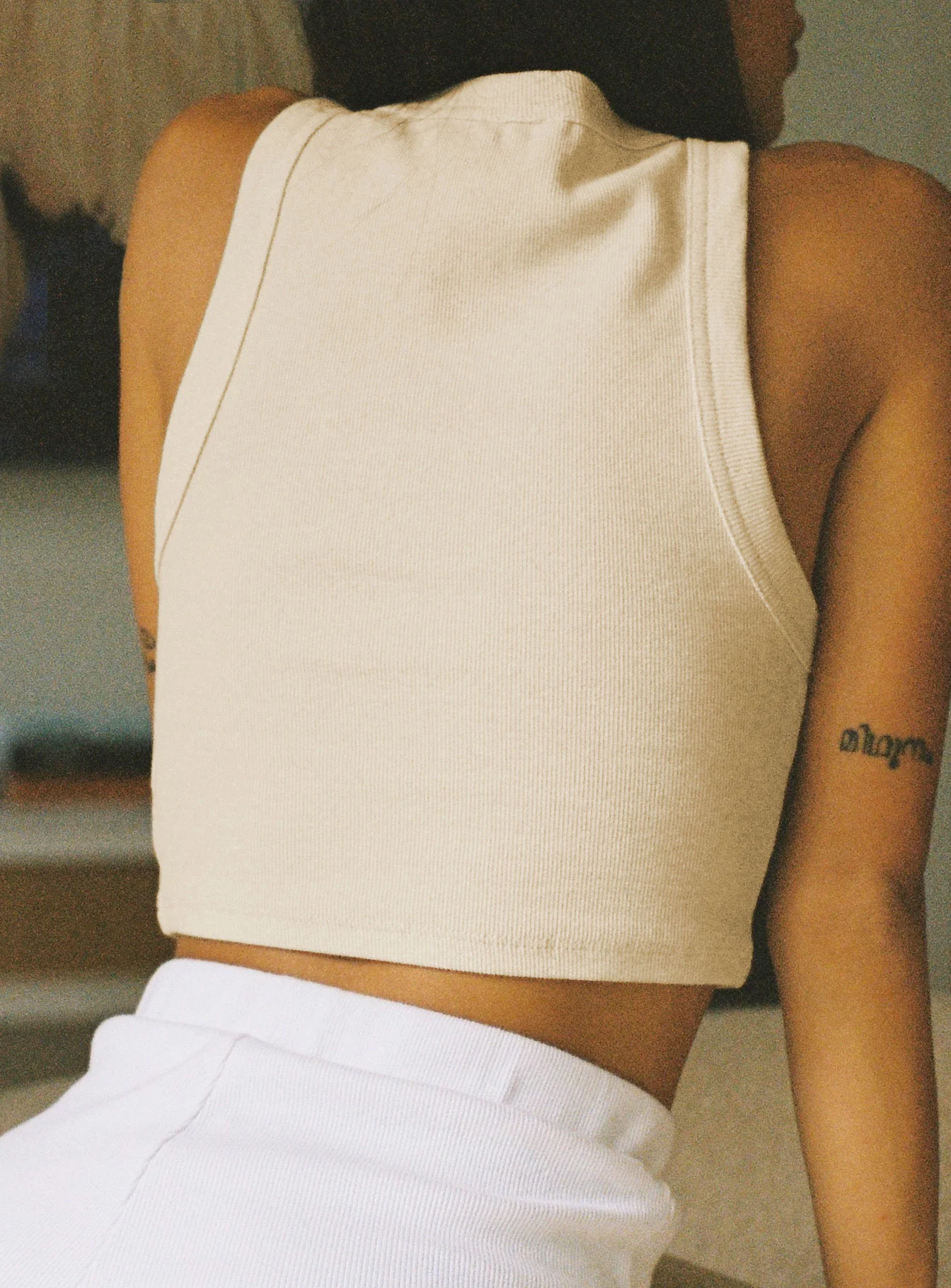 Organic Classic Tank Top Cream