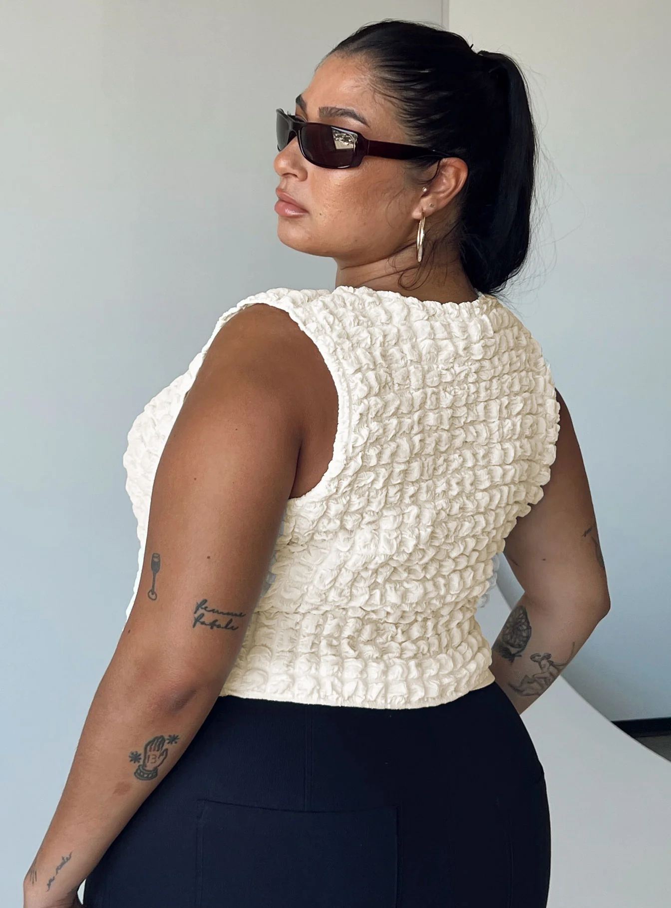 Kendrick Top Cream Curve