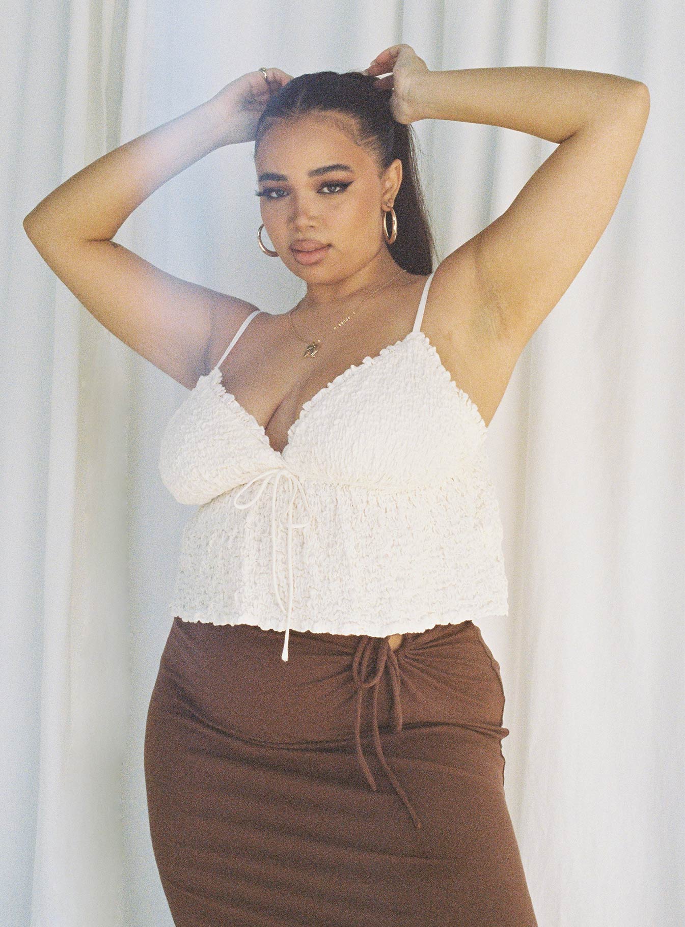 Kellan Top Cream Curve