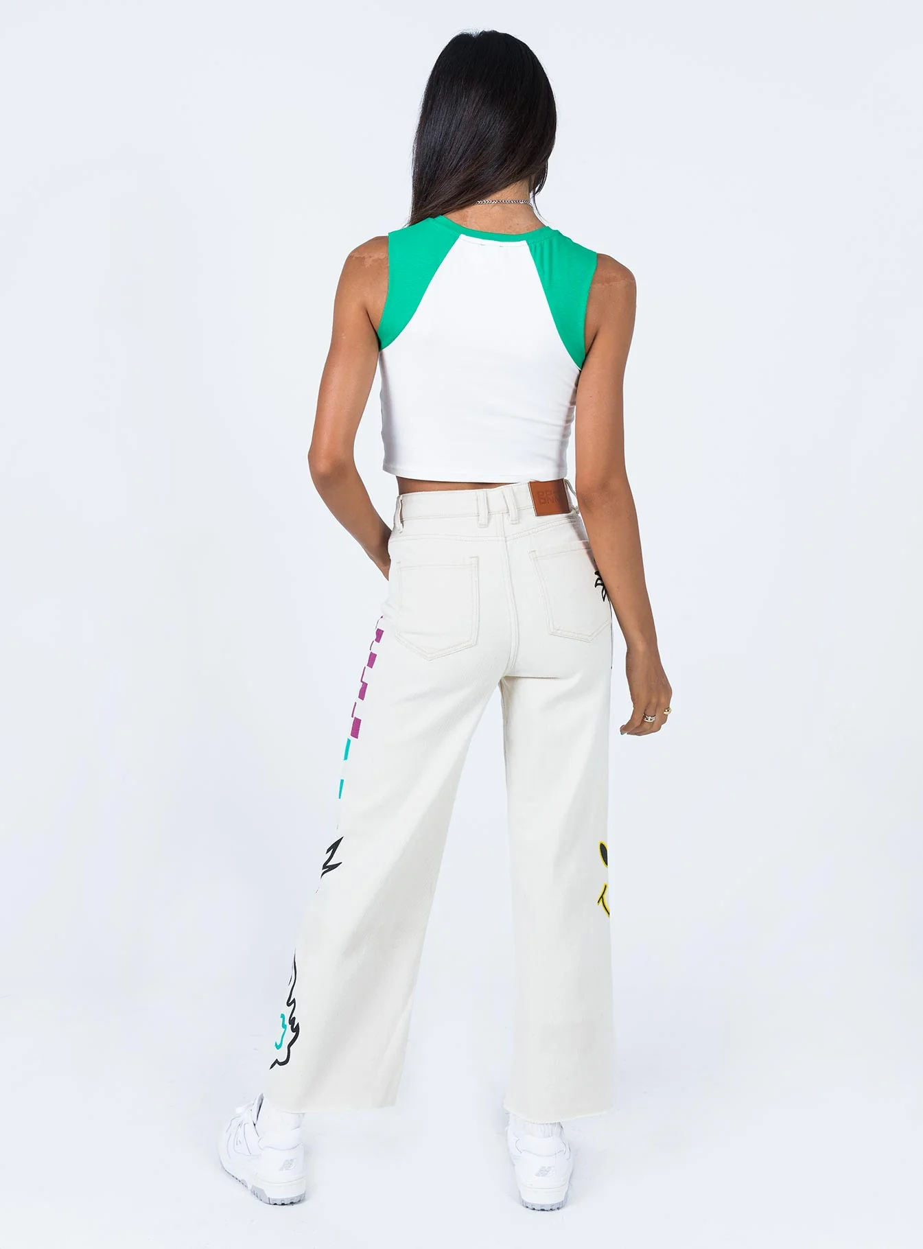 Free My Mind Denim Jeans Cream