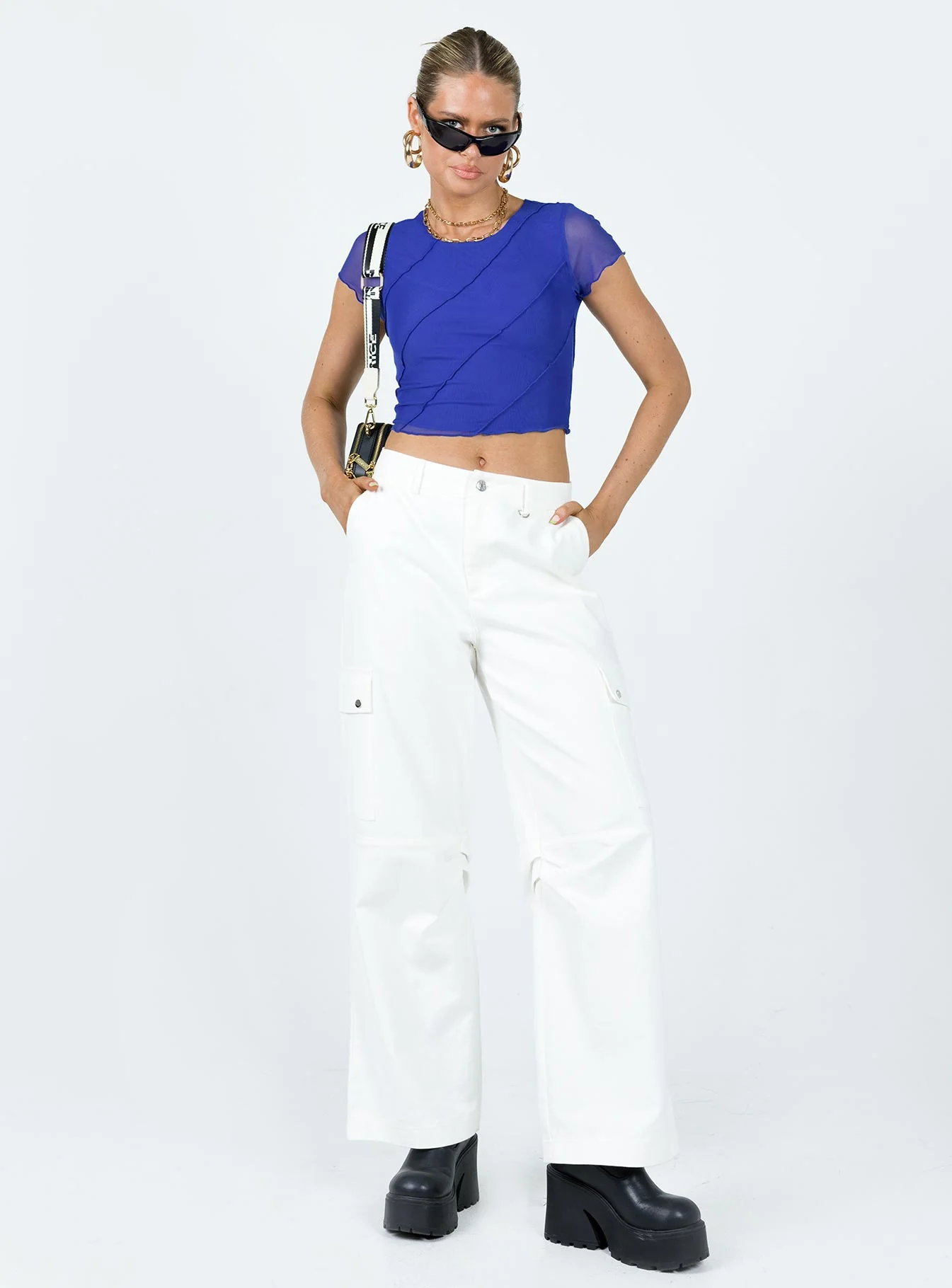 Recycled Fibers Mateo Top Blue