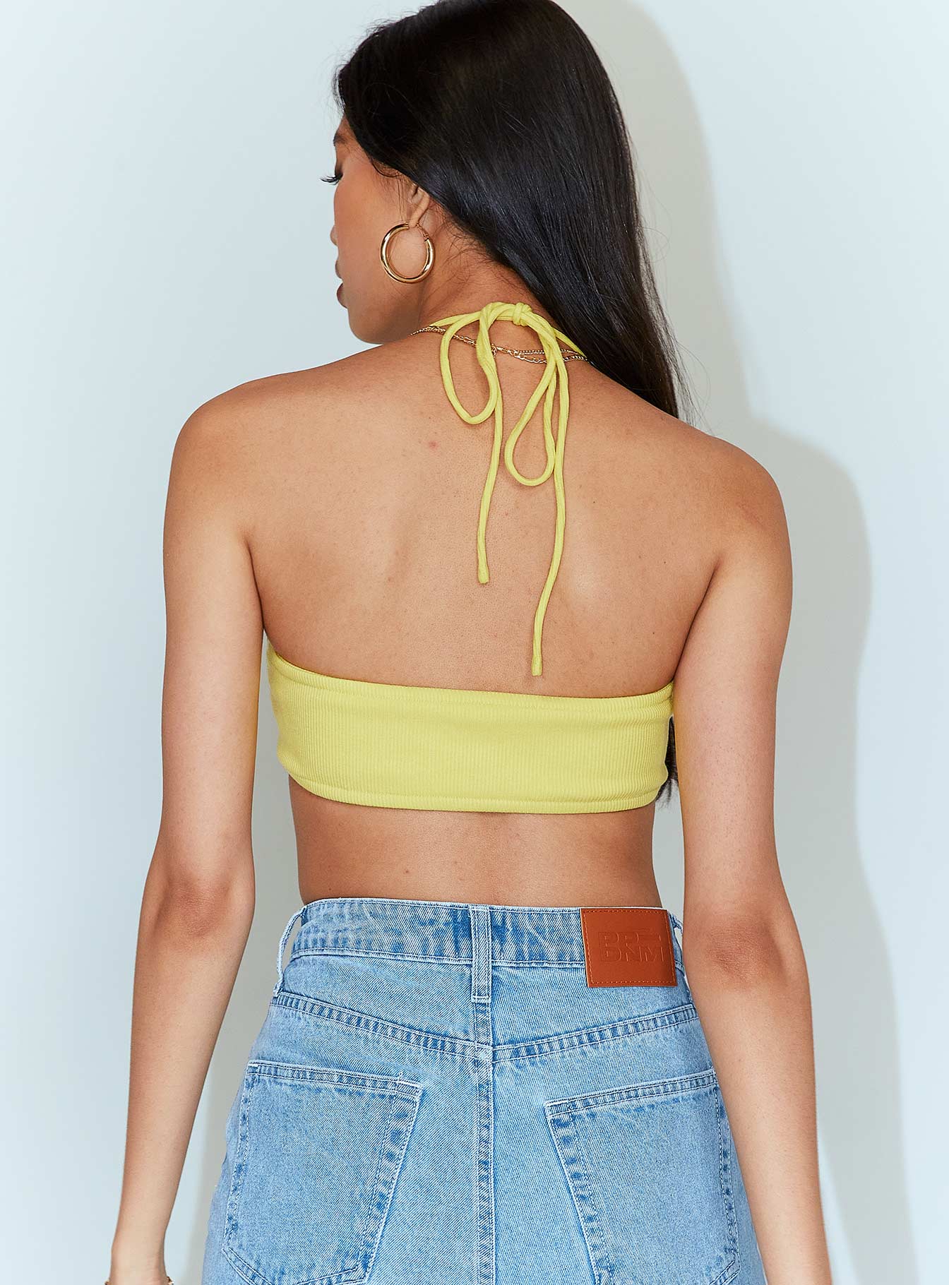 Becca Crop Top Yellow