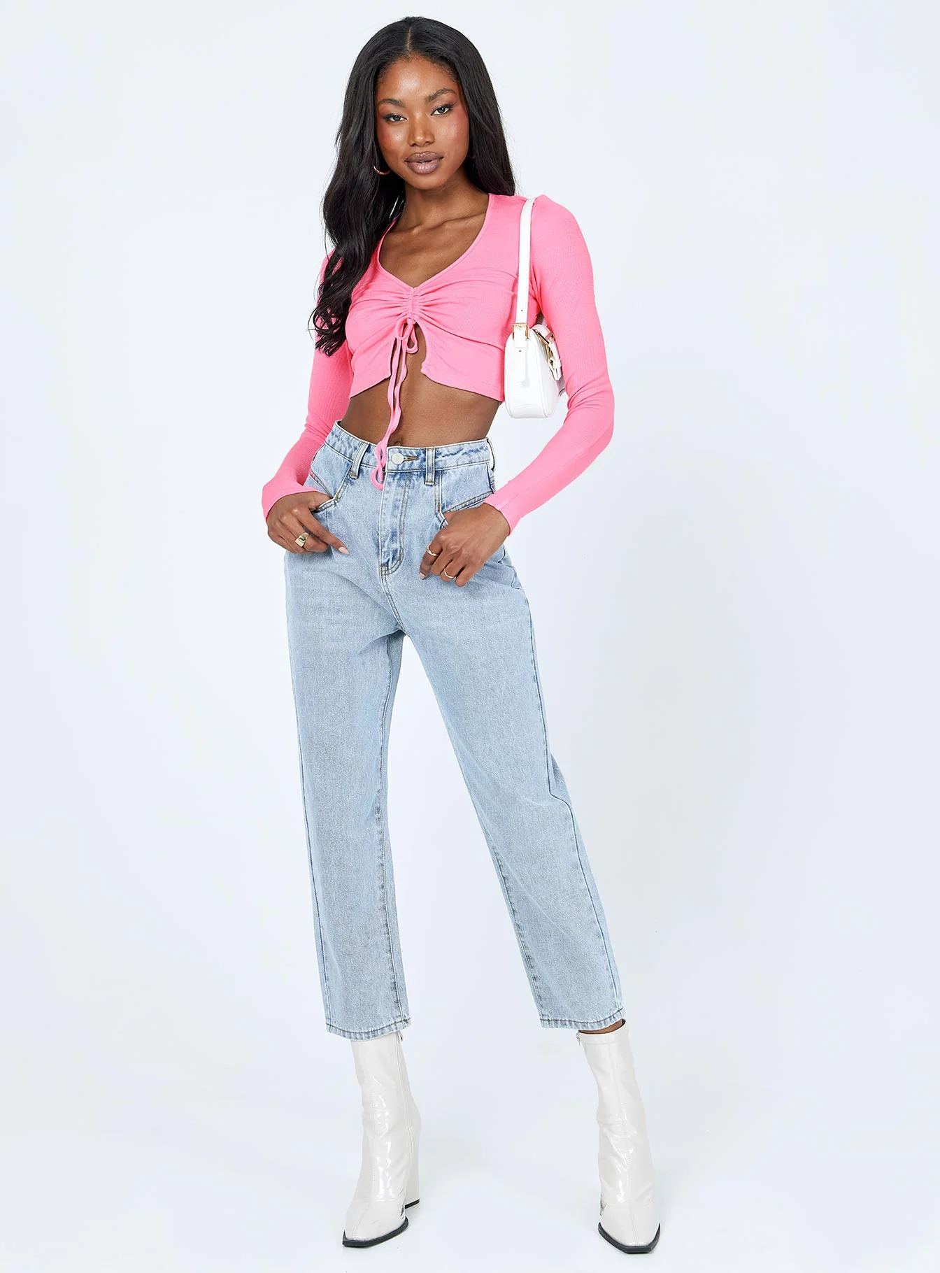 Organic Kibrya Mom Denim Jeans