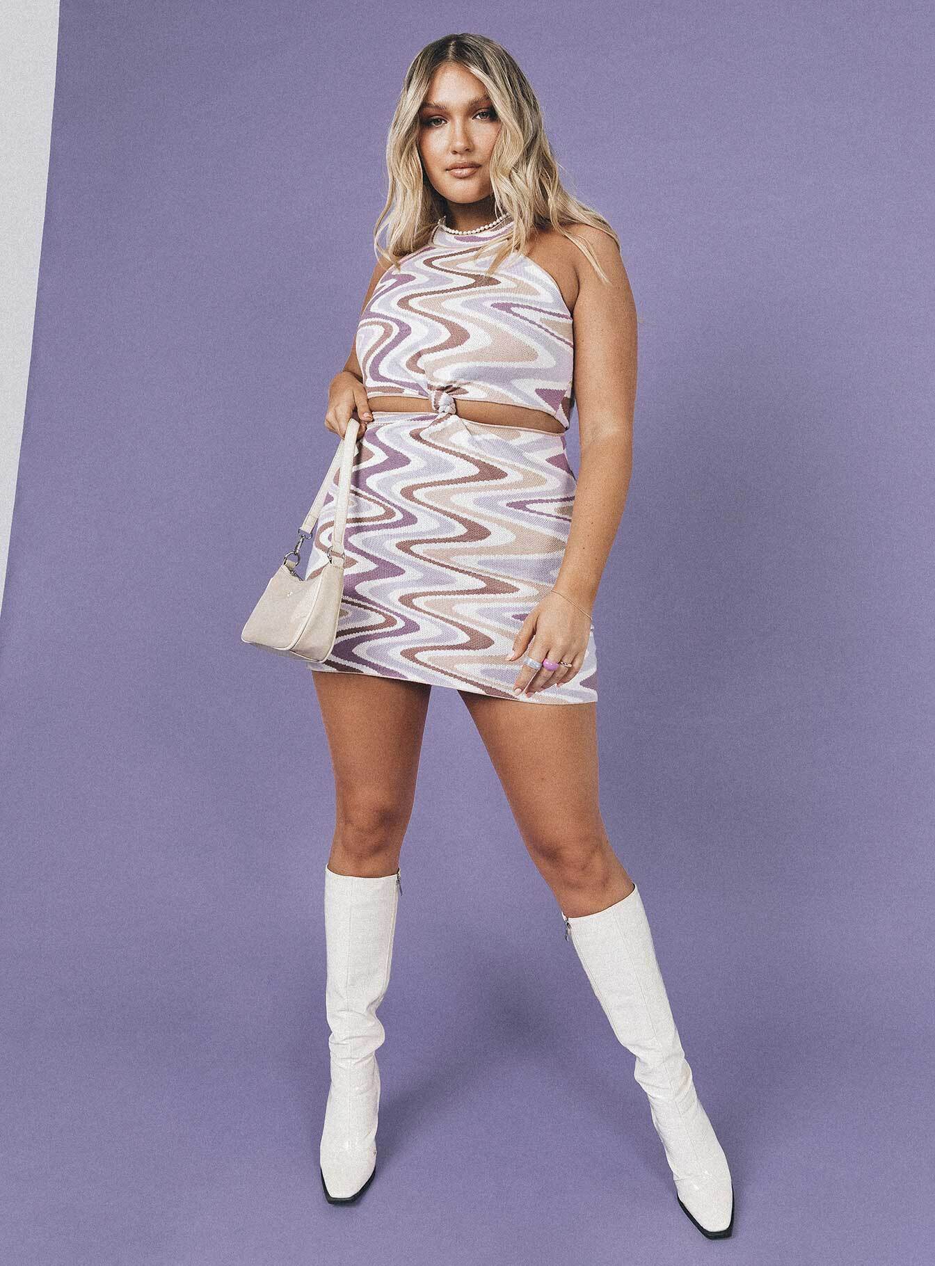 Savanna Mini Dress Purple