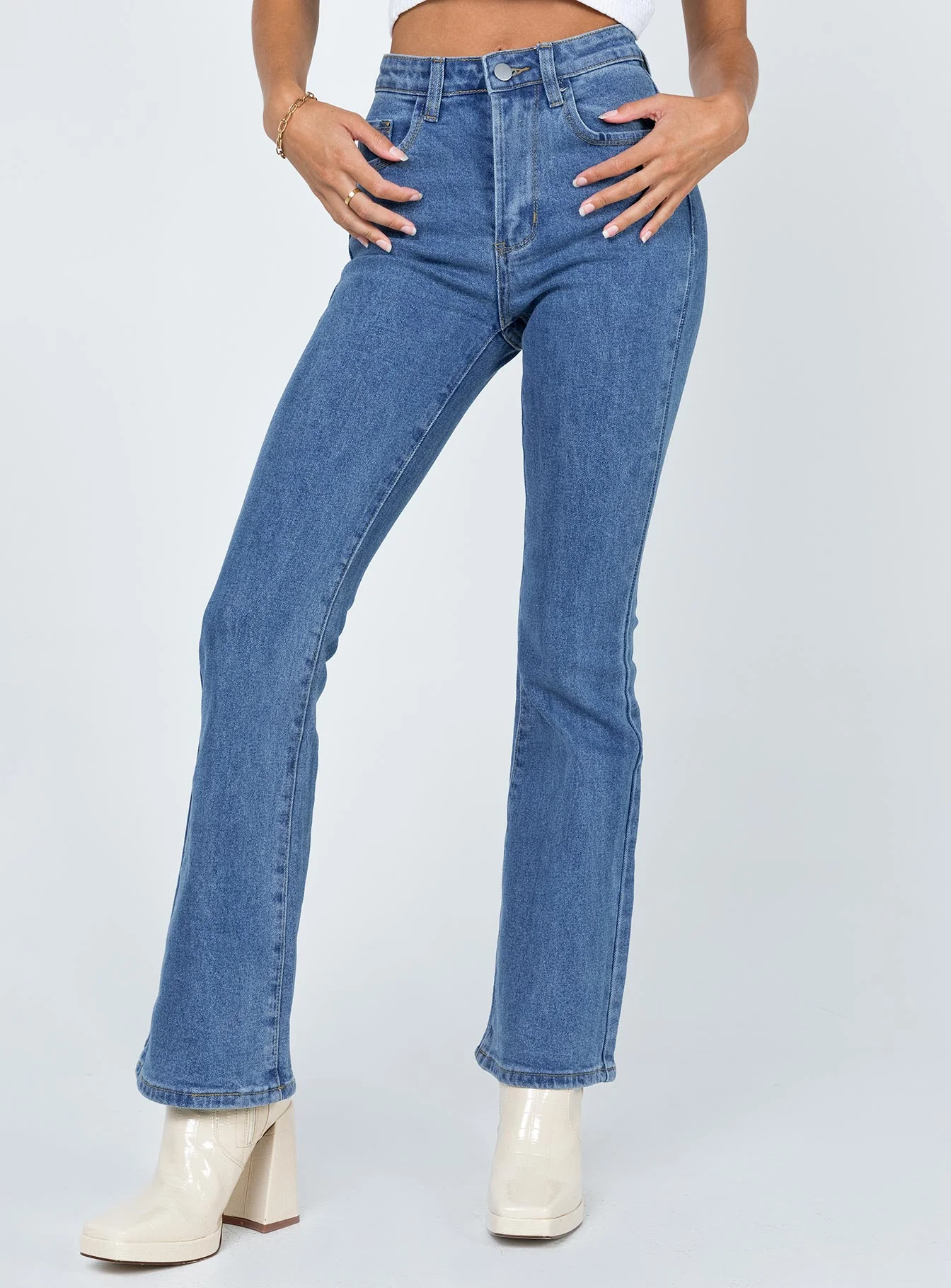 Dark Wash Flare Jean Denim