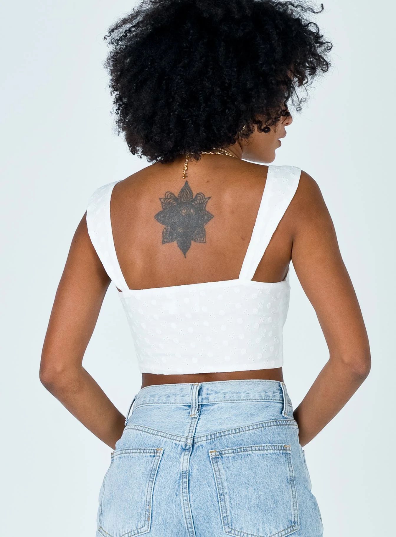 The Ini Crop Top White