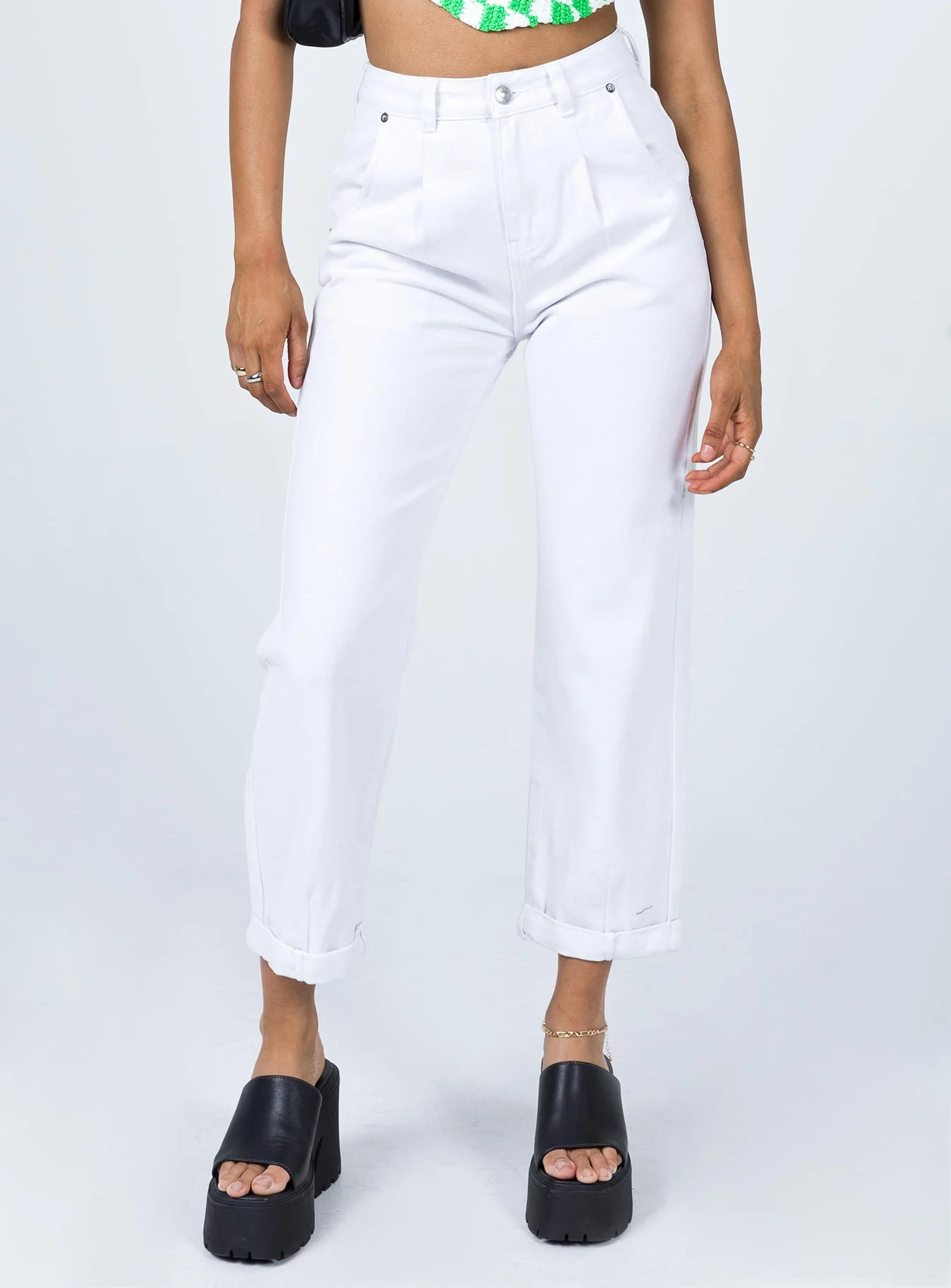 Jerry Denim Jeans White