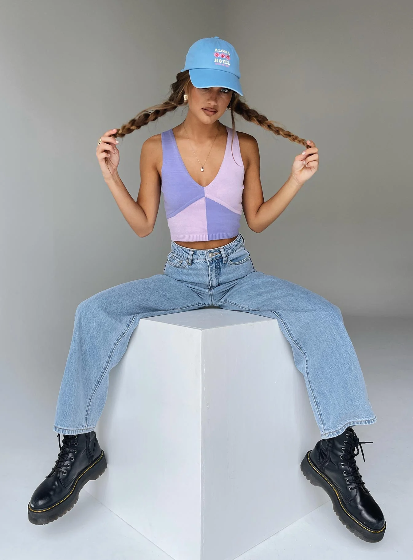 Faiyaz Top Purple / Lilac