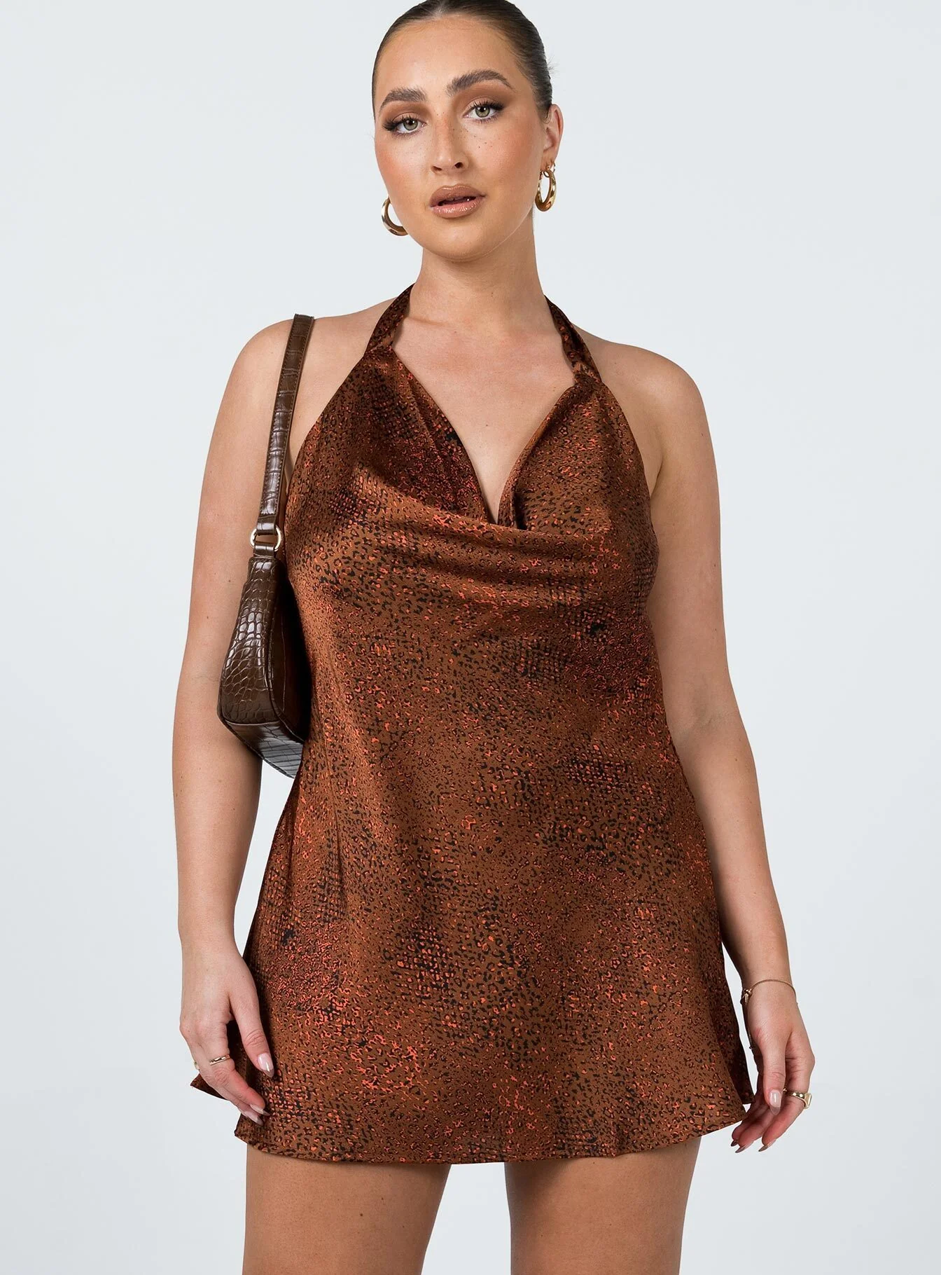 Marlee Mini Dress Brown