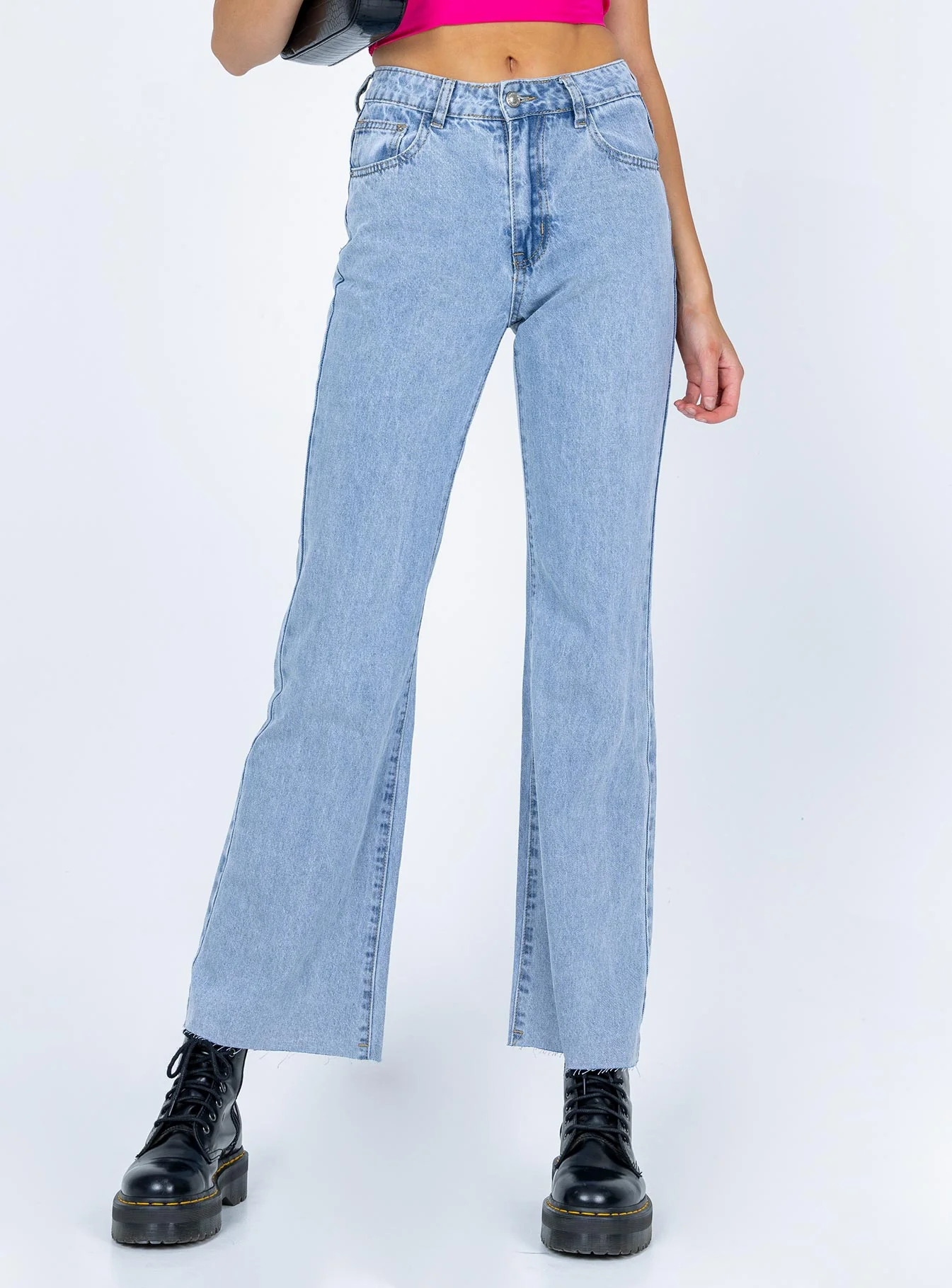 Salerno Flare Light Wash Denim Jeans