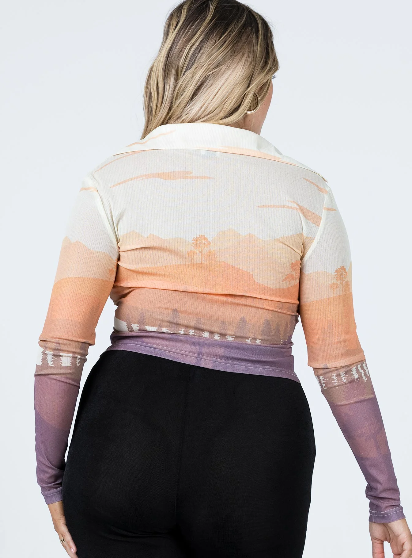 Desert Sands Long Sleeve Top Multi