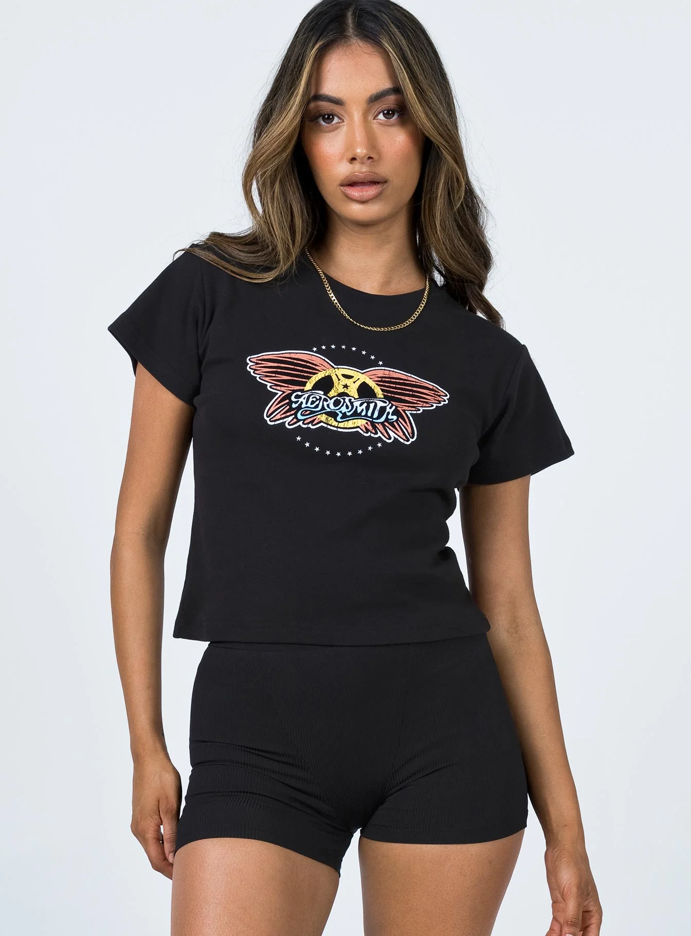 Lost Alley Biker Shorts Black