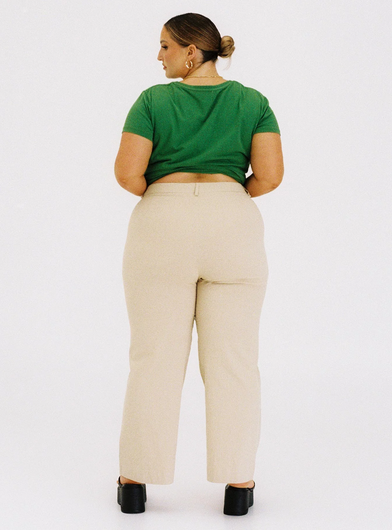 Carter Pants Beige Curve