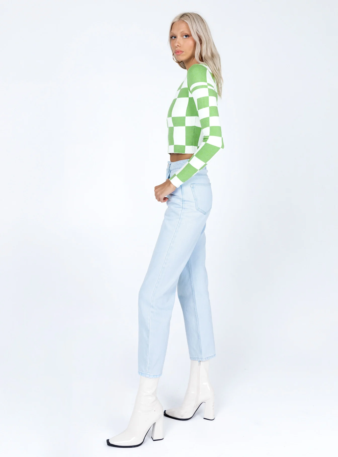 Palermo Straight Leg Light Wash Denim Jeans