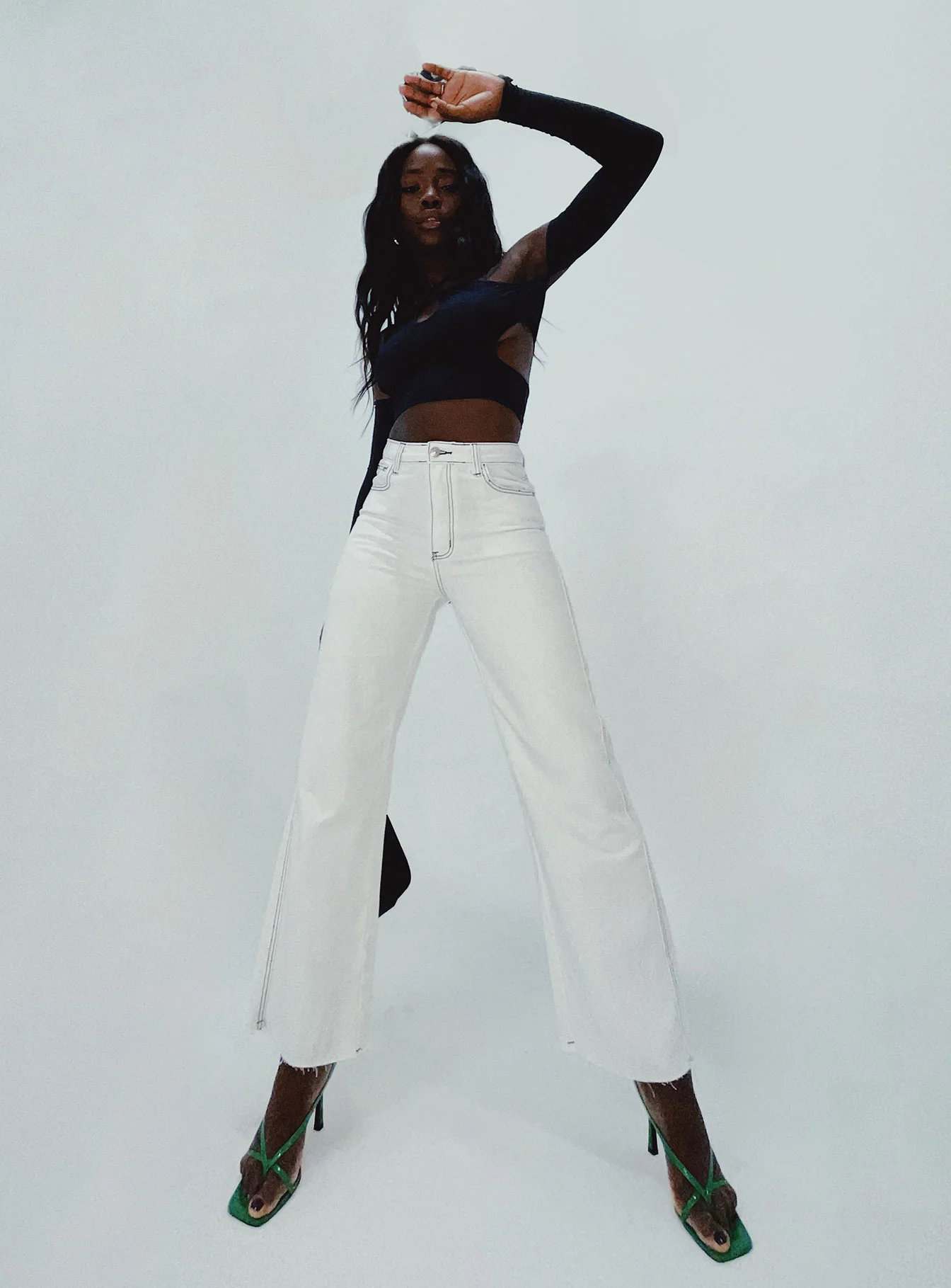 Saleccia Straight Leg Denim Jeans White