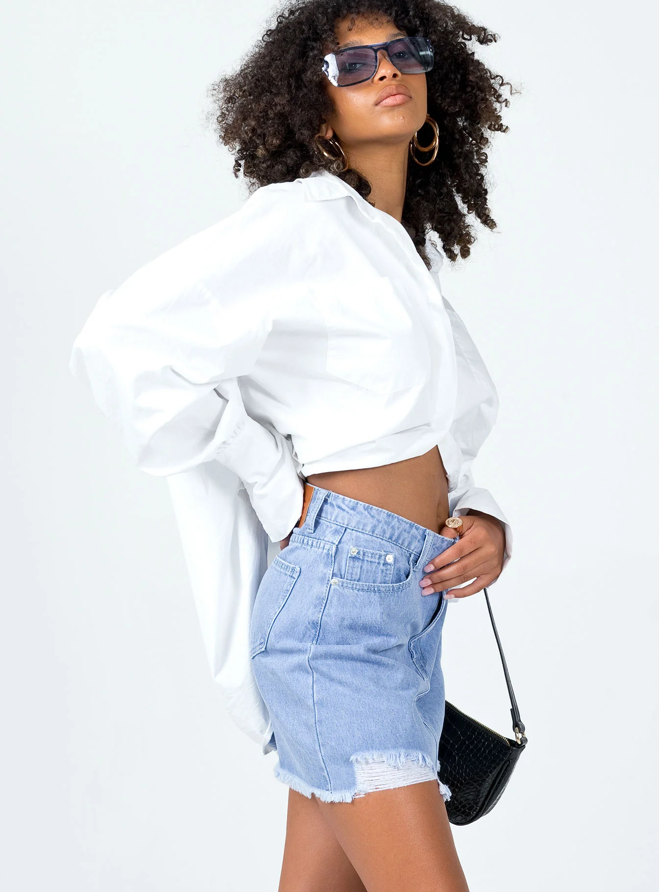 Giannia Denim Mini Skirt