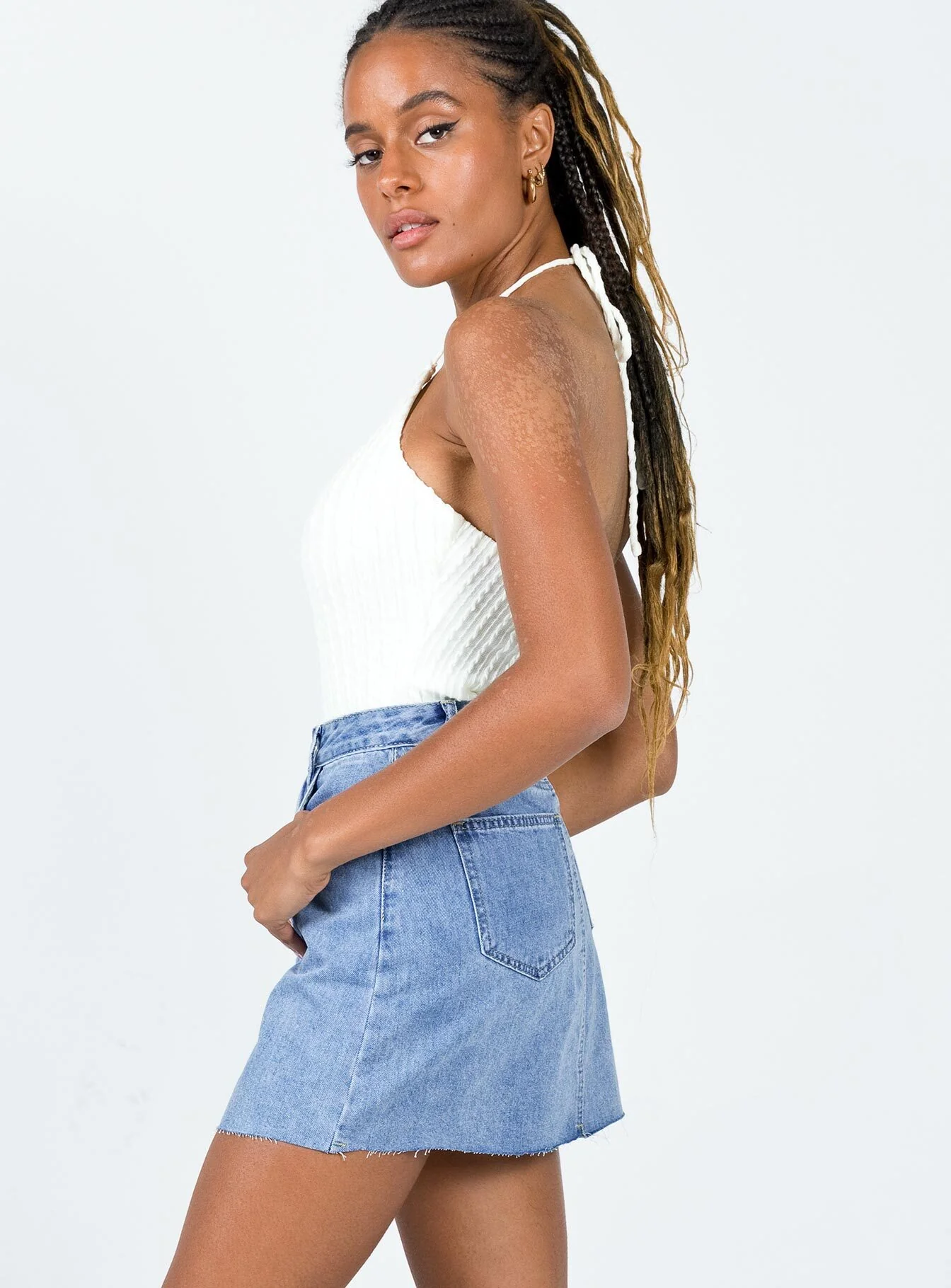 Vania Denim Mini Skirt