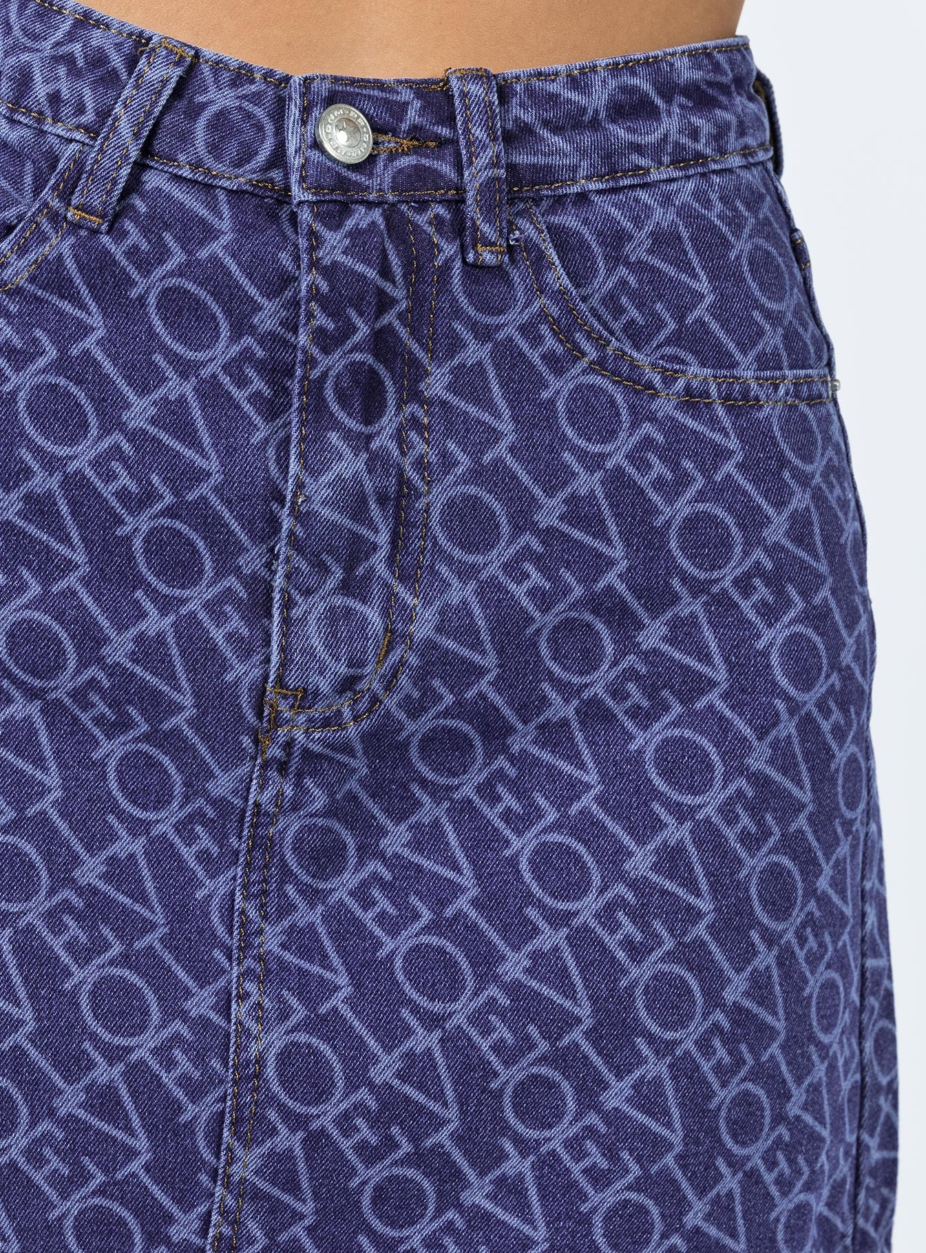 Love Denim Mini Skirt