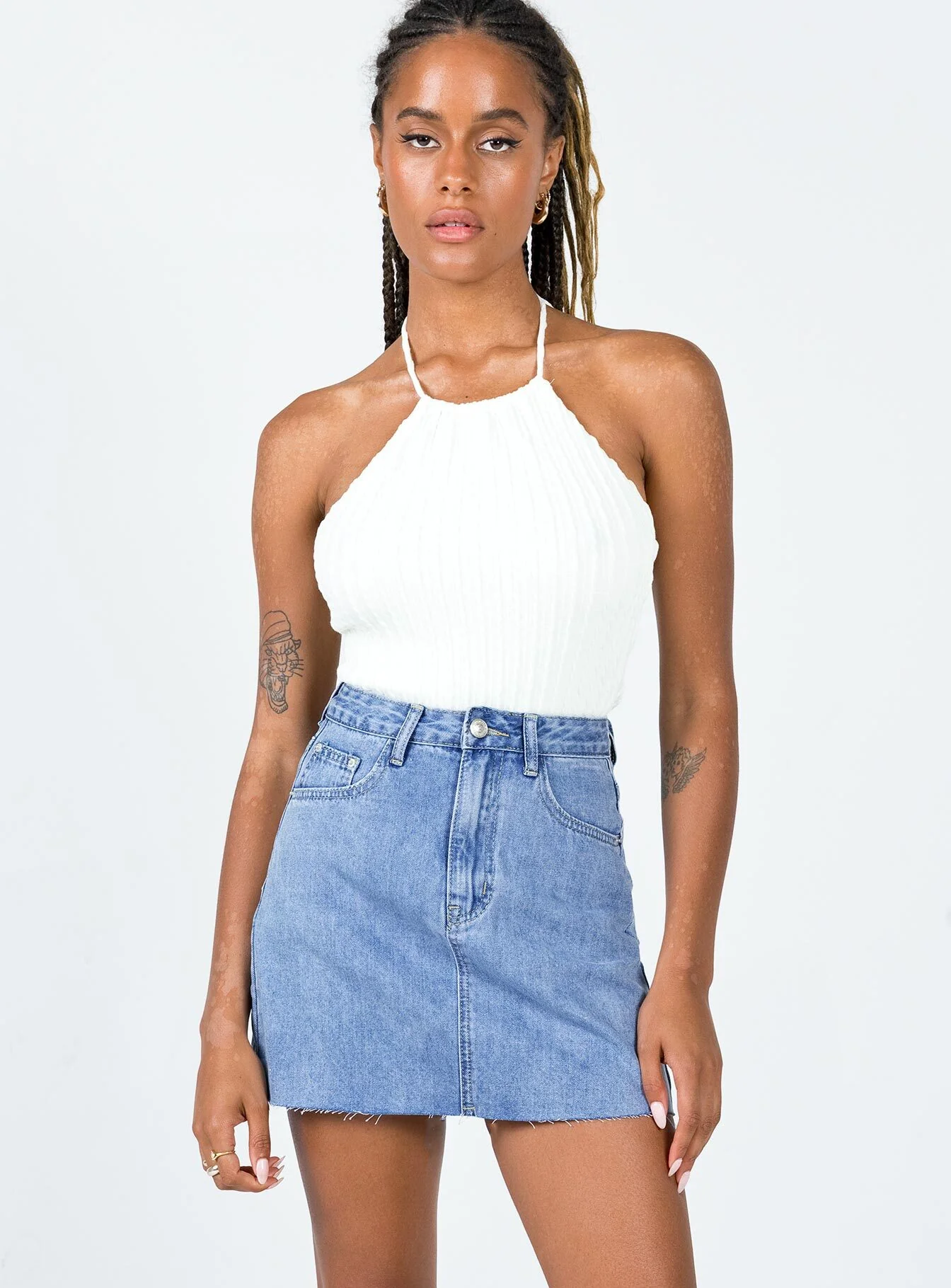 Vania Denim Mini Skirt