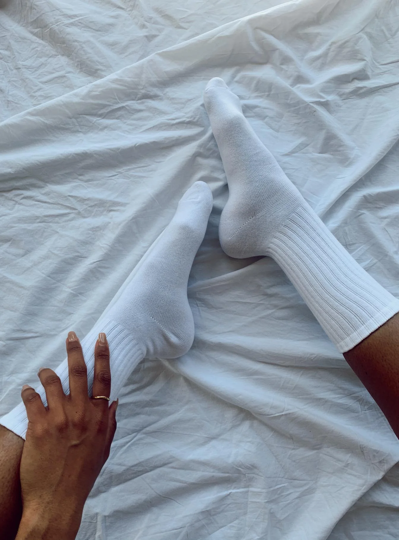 Organic Ready Player One Socks White