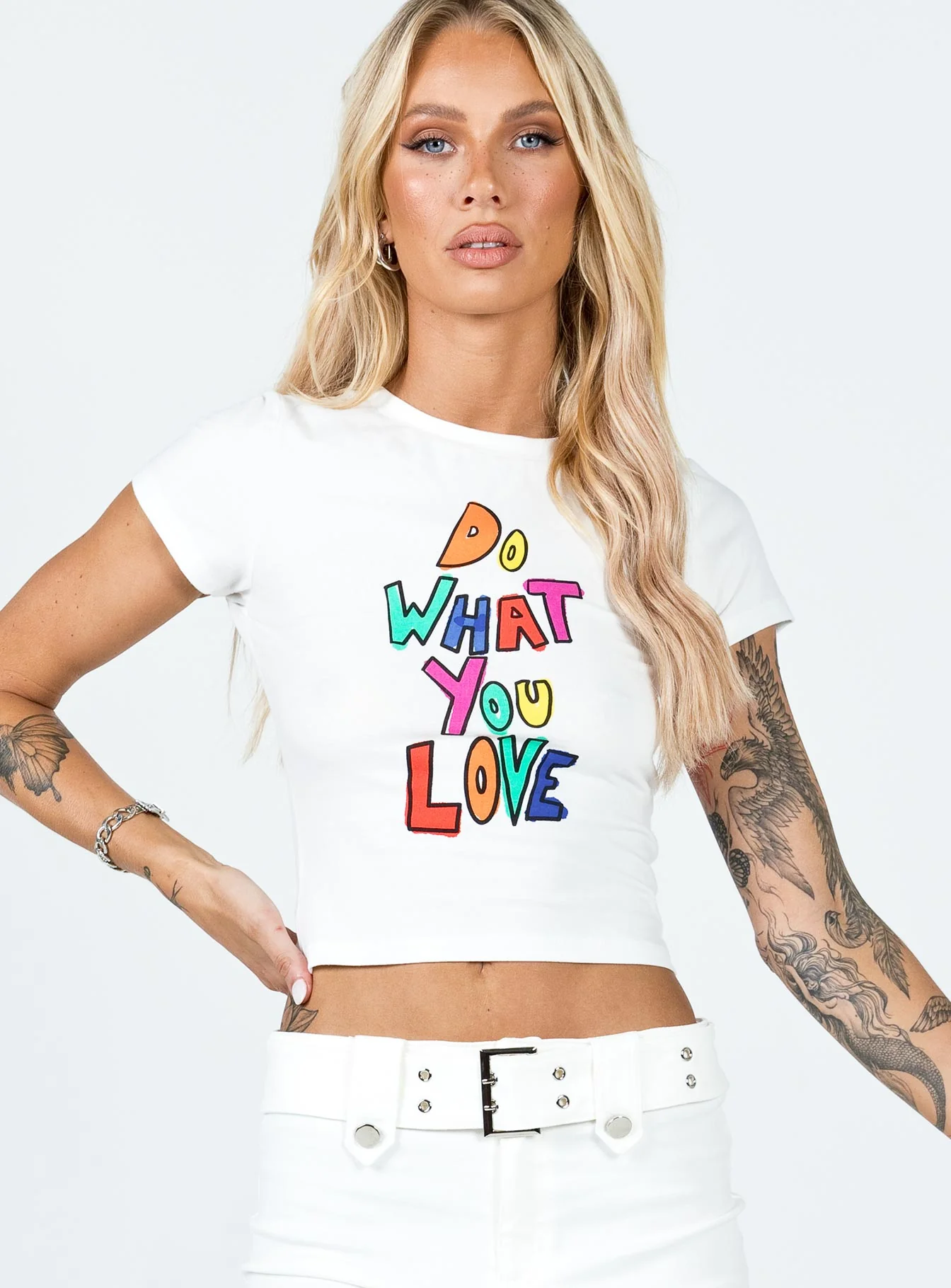 Do What You Love Tee White