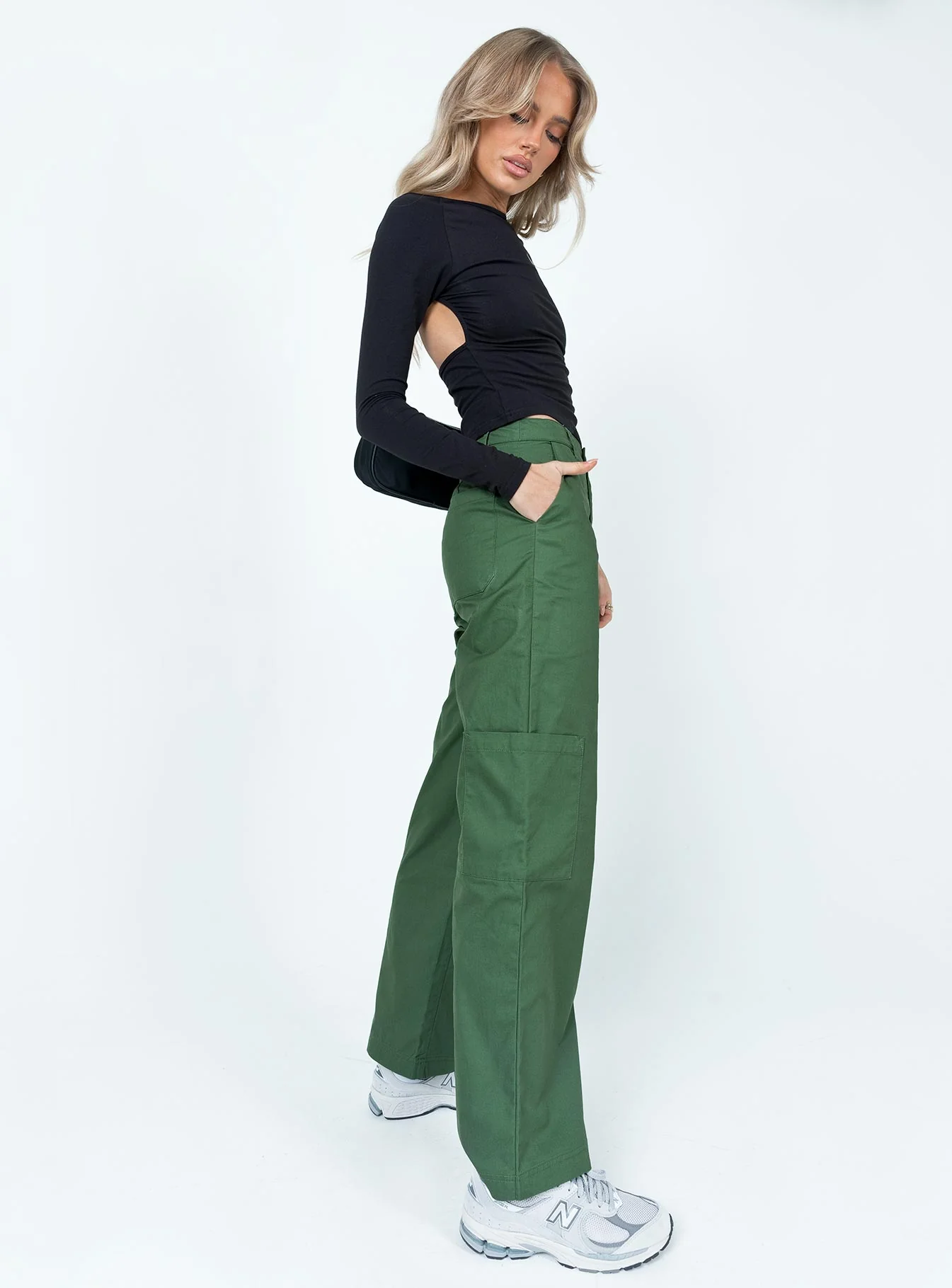 Charlize Pants Army Green