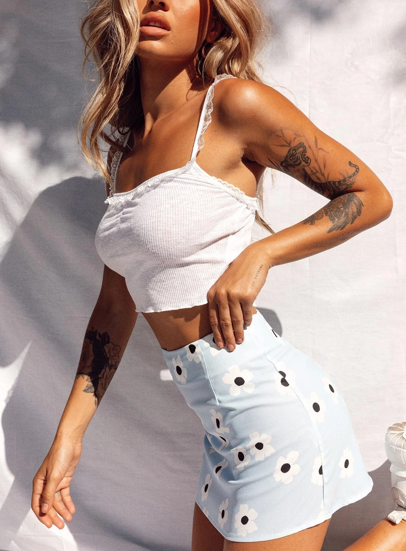 Shelly Mini Skirt Blue