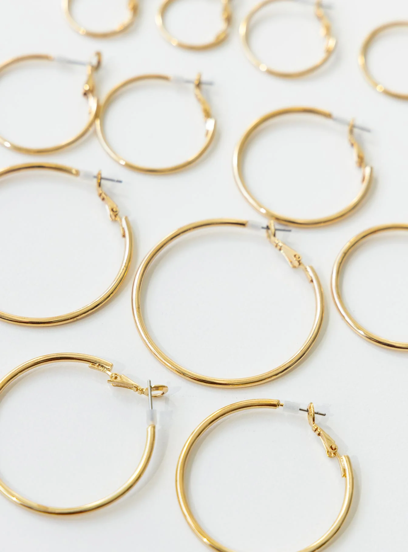 Cari Hoop Earring Pack Gold